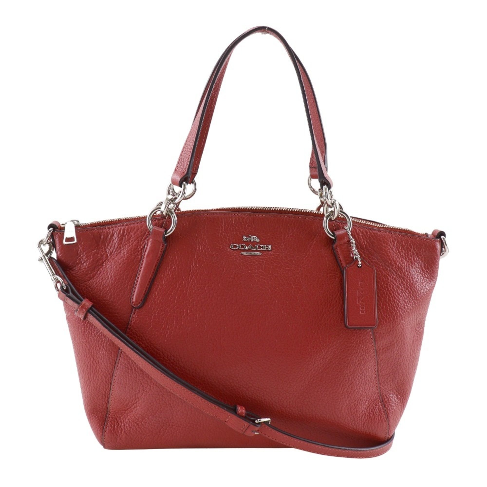 Coach Pink Leather Handbag (Pre-Owned)