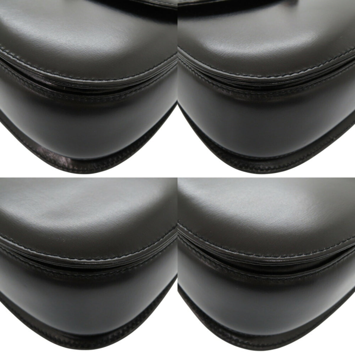 Gucci Black Leather Handbag Shoulder Bag (Pre-Owned)