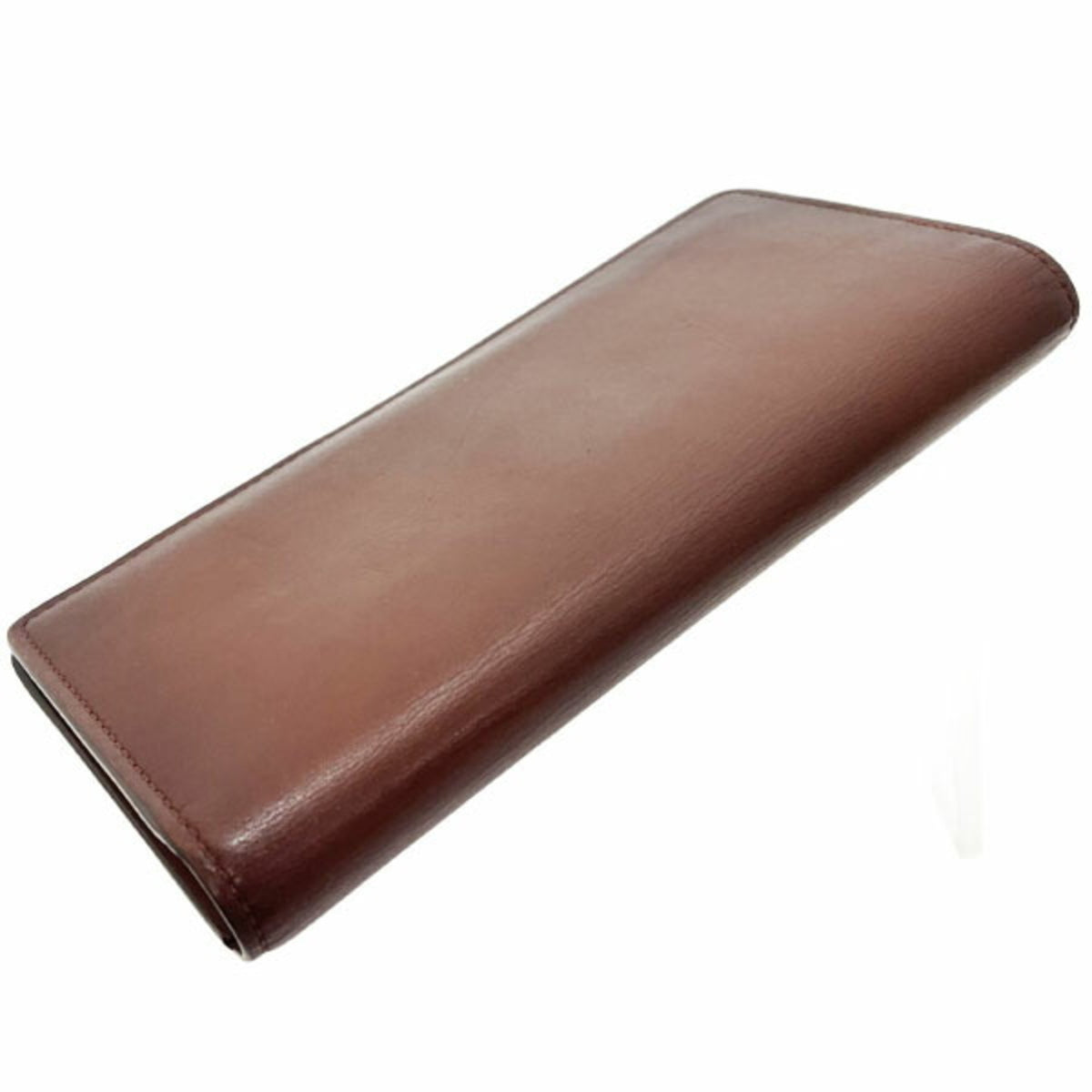 Louis Vuitton Brown Ombre Leather Long Wallet (Bi-Fold) (Pre-Owned)