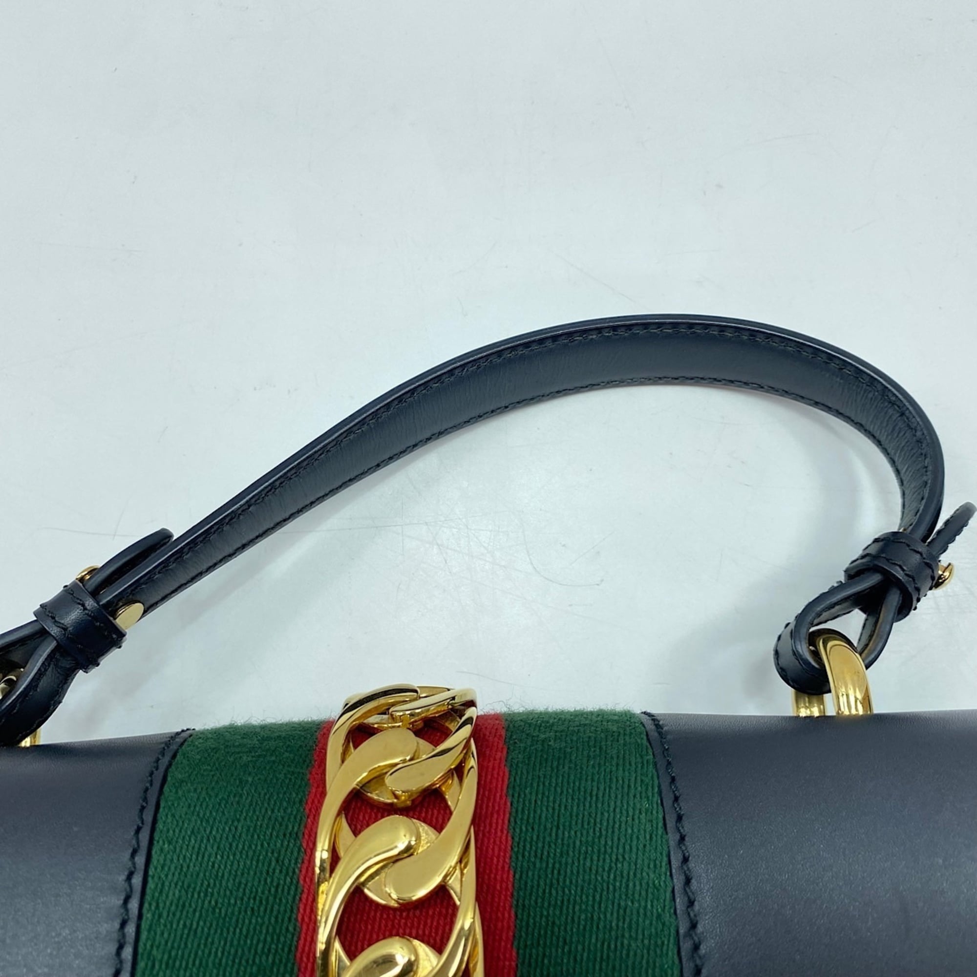 Gucci Navy Handbag (Pre-Owned)