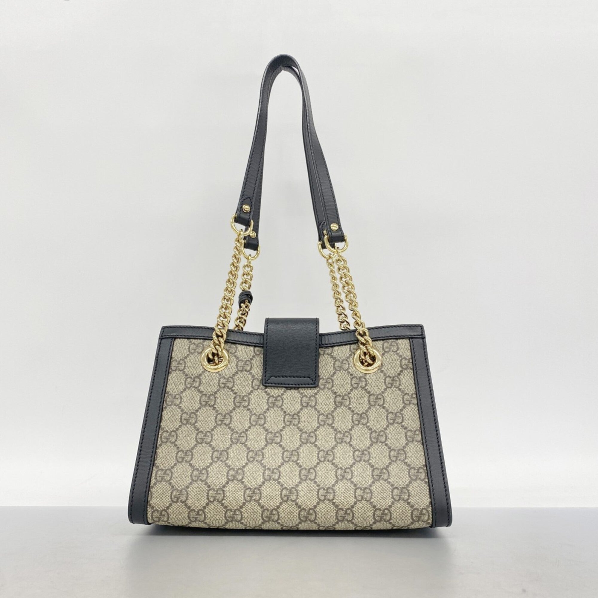 Gucci Black Brown Pvc Shoulder Bag (Pre-Owned)
