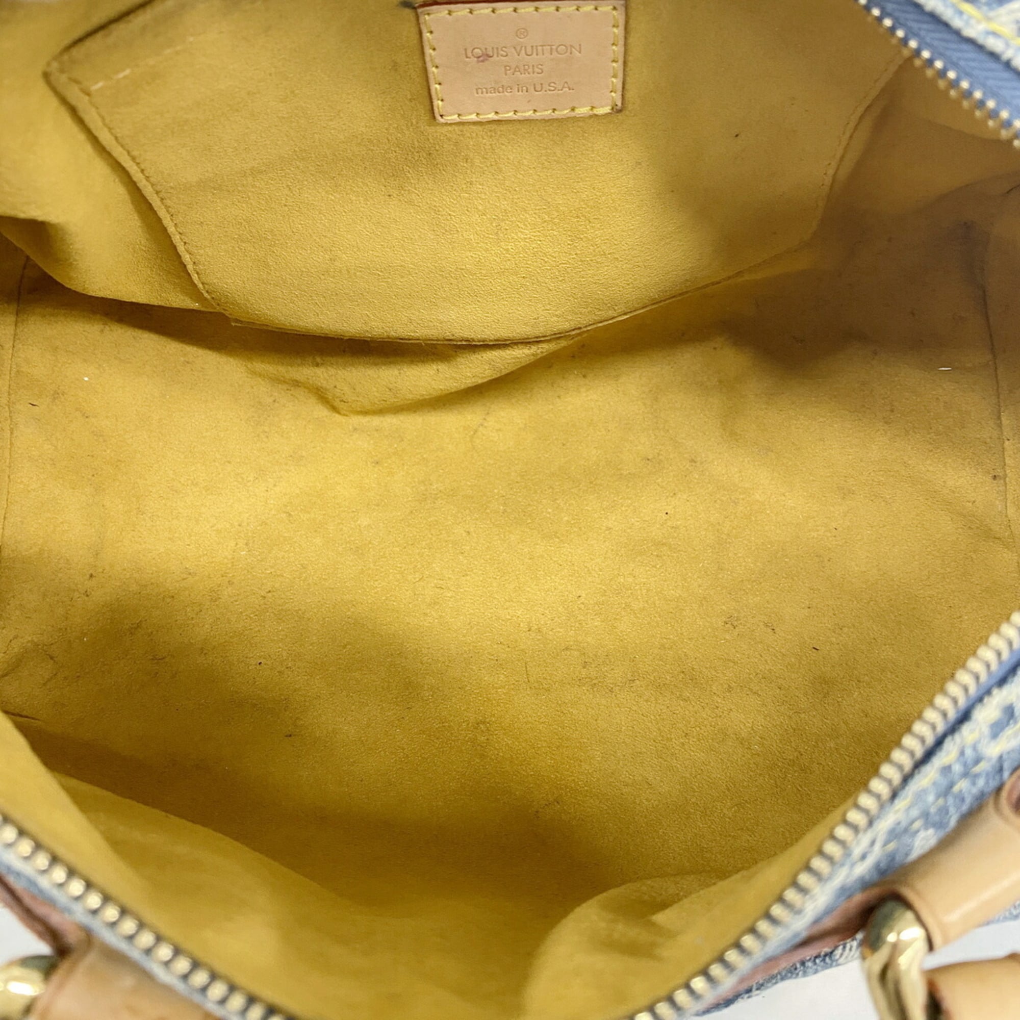Louis Vuitton Blue Handbag (Pre-Owned)