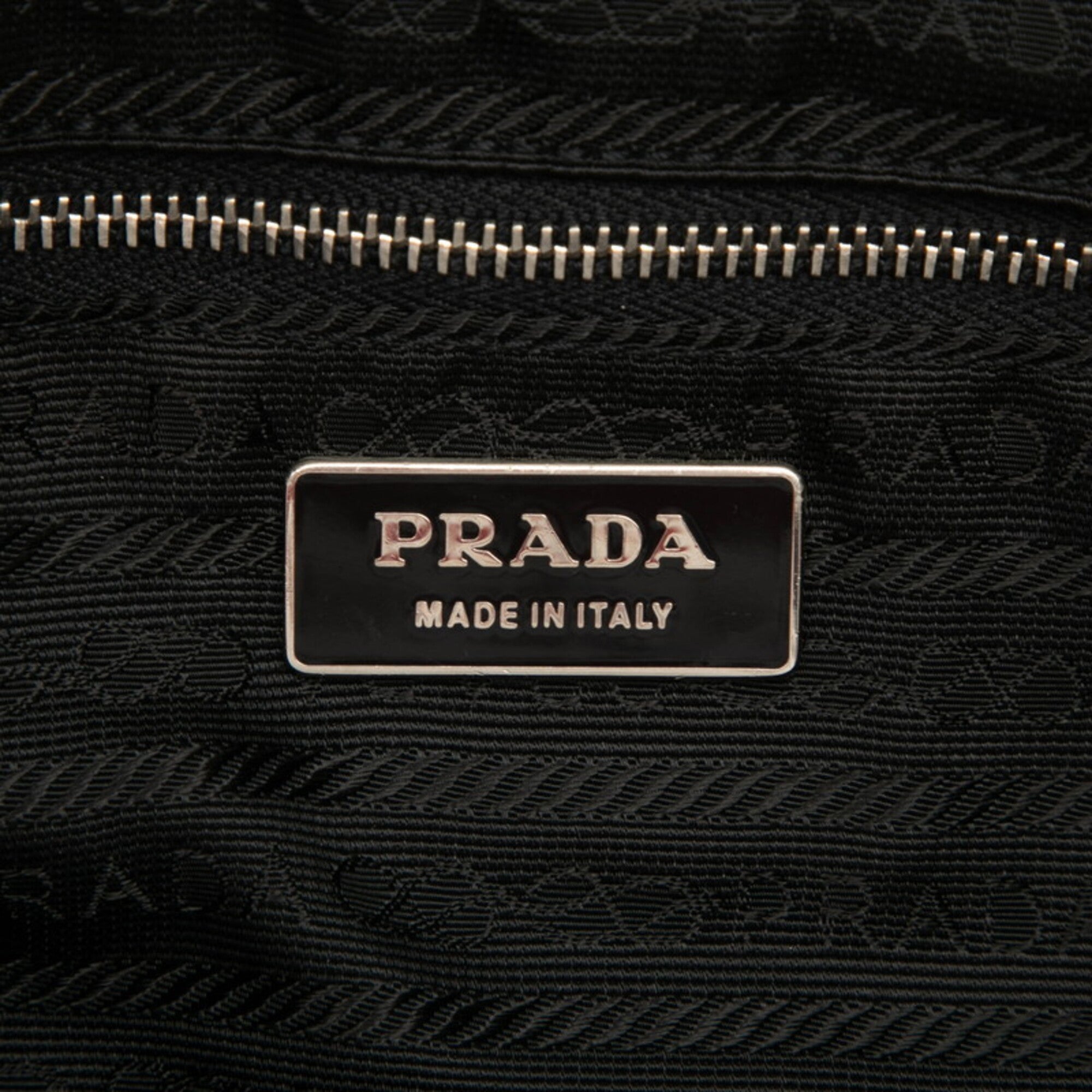 Prada Black Nylon Leather Shoulder Bag (Pre-Owned)