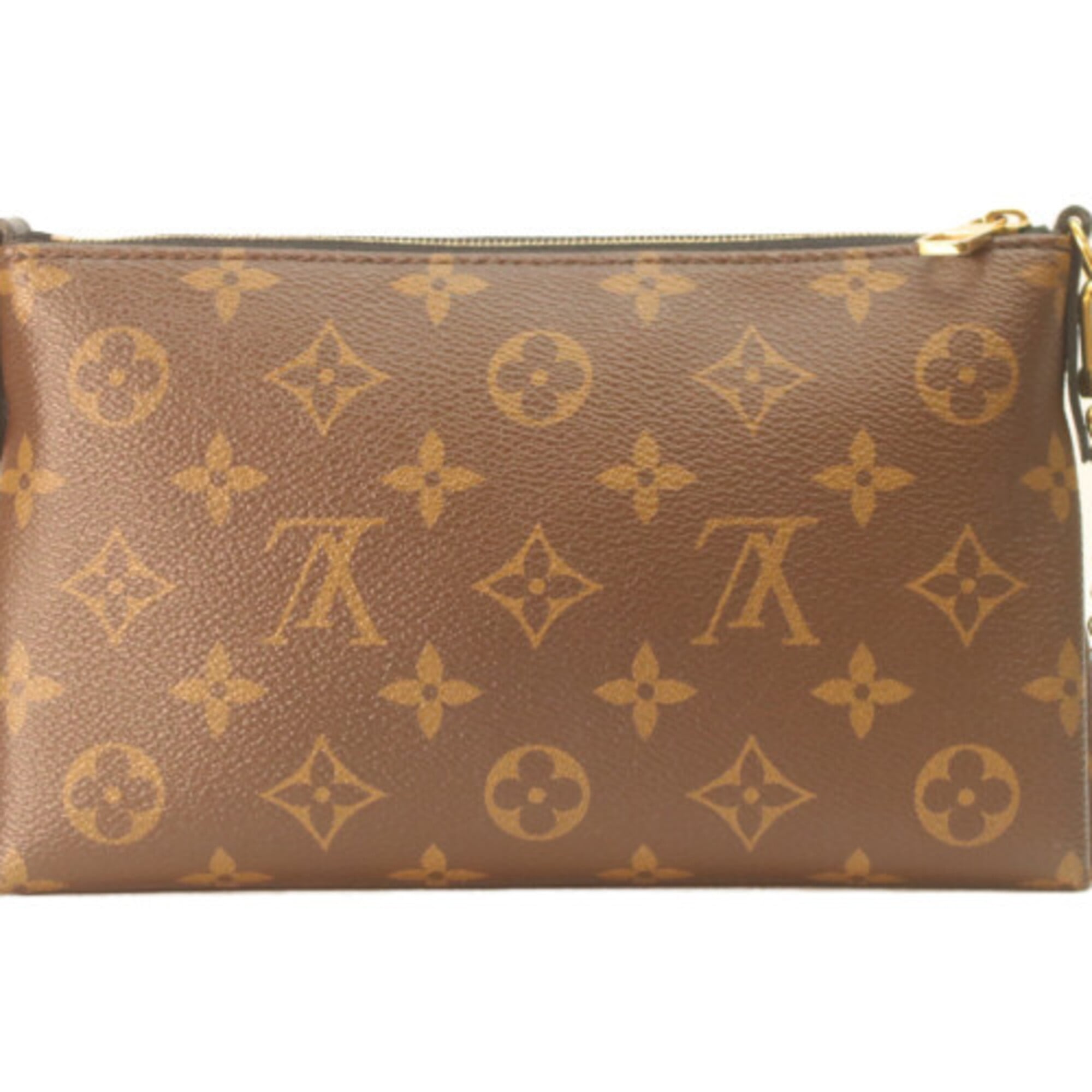 Louis Vuitton Beige Monogram Shoulder Bag (Pre-Owned)