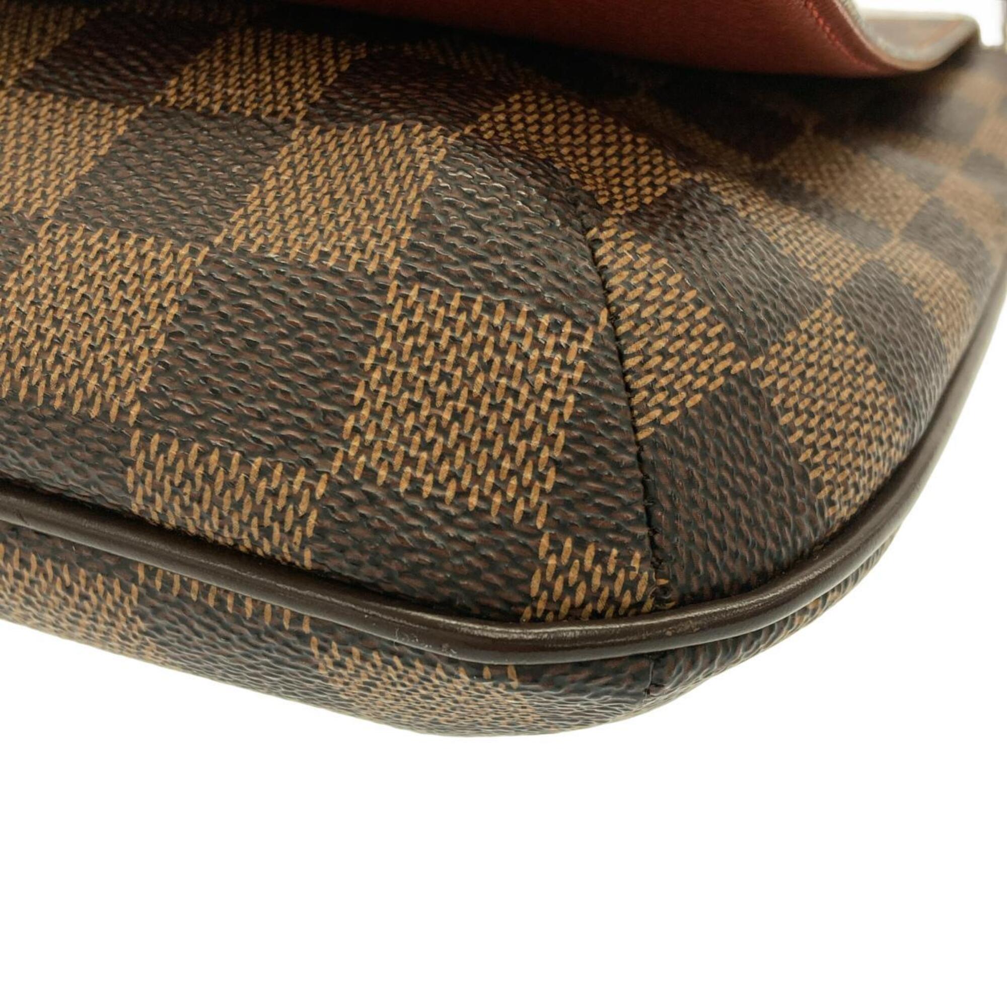 Louis Vuitton Ebene Coated Canvas Shoulder Bag (Pre-Owned)