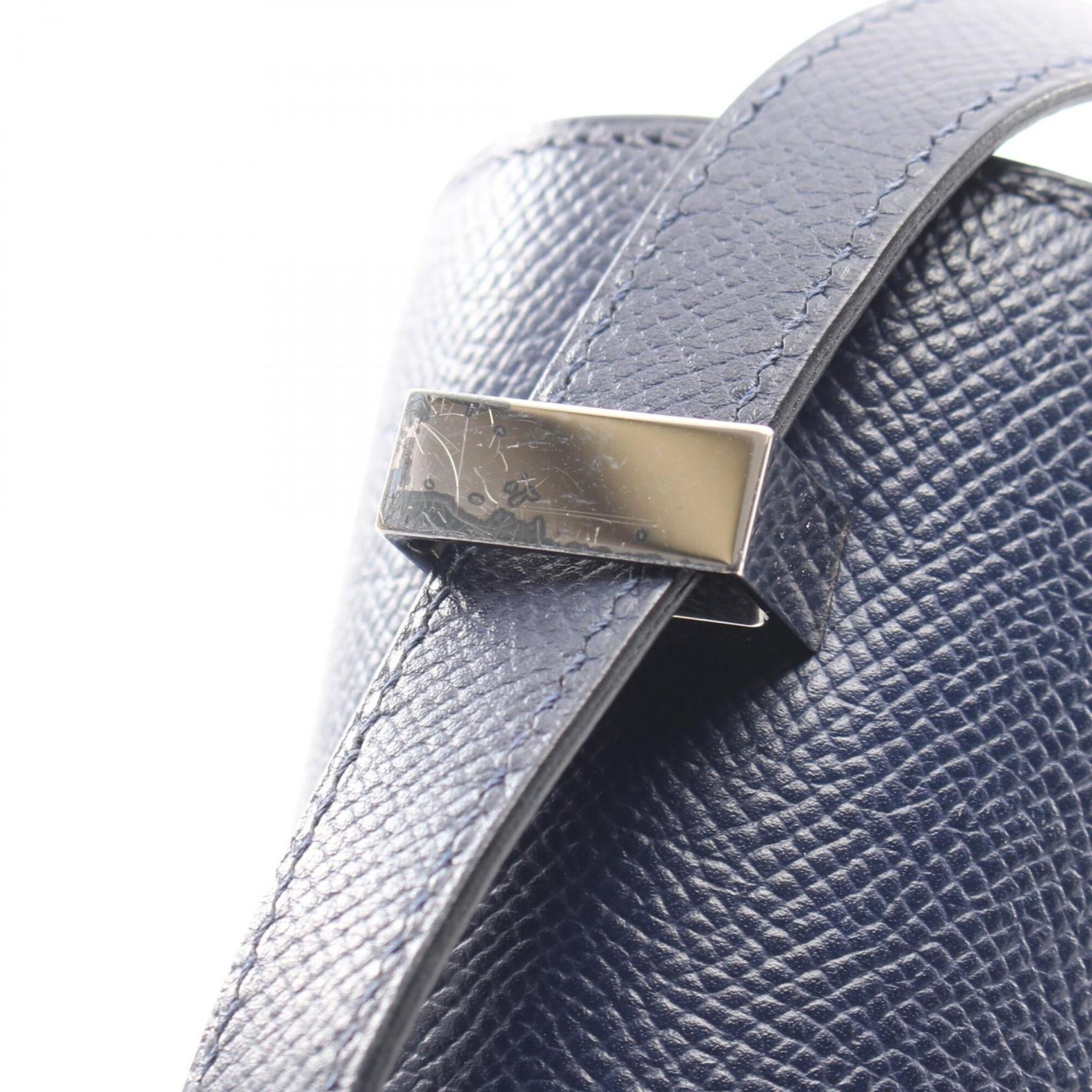 Hermes Bleu Saphir Navy Epsom Leather Handbag Shoulder Bag (Pre-Owned)