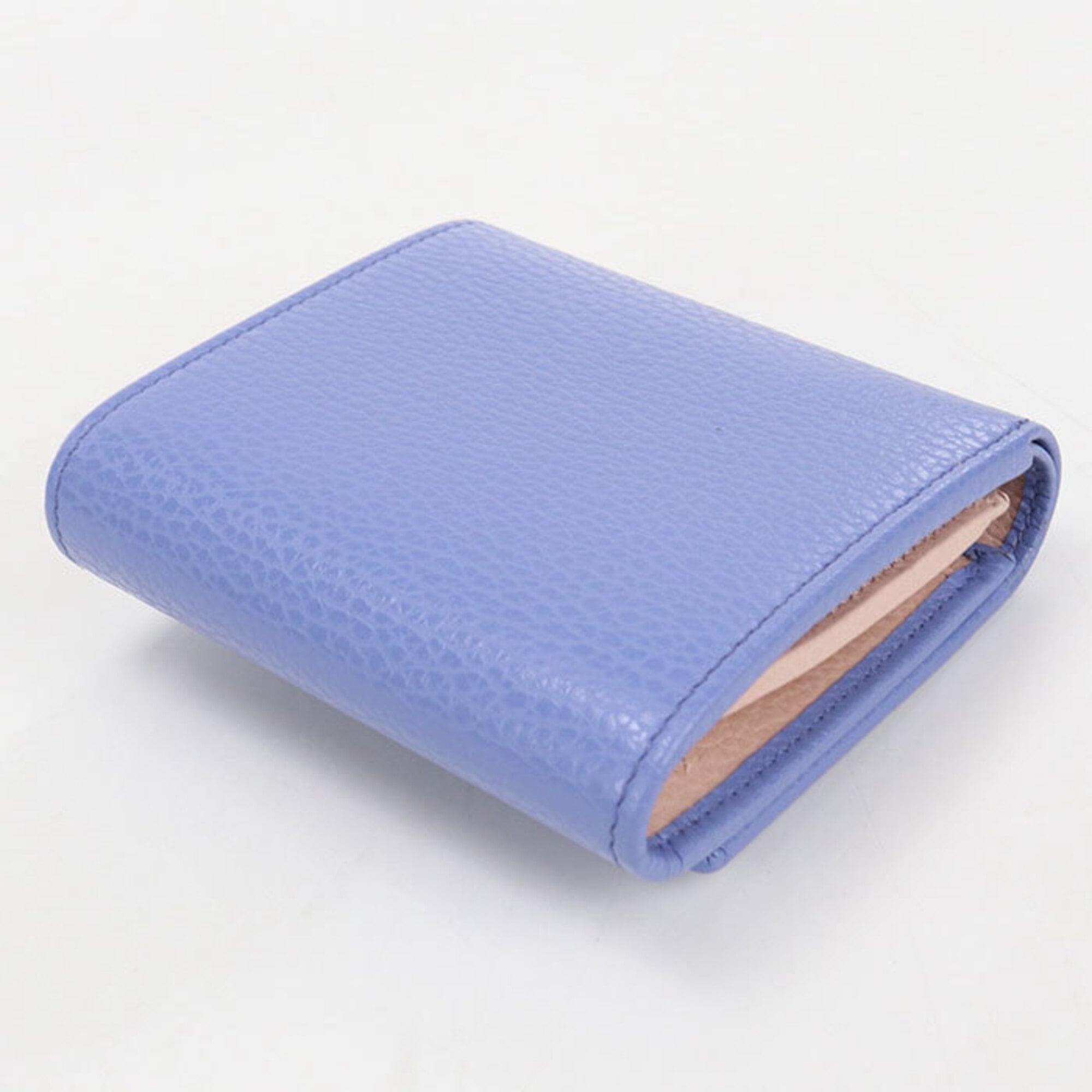 Gucci Blue Leather Wallet (Bi-Fold) (Pre-Owned)