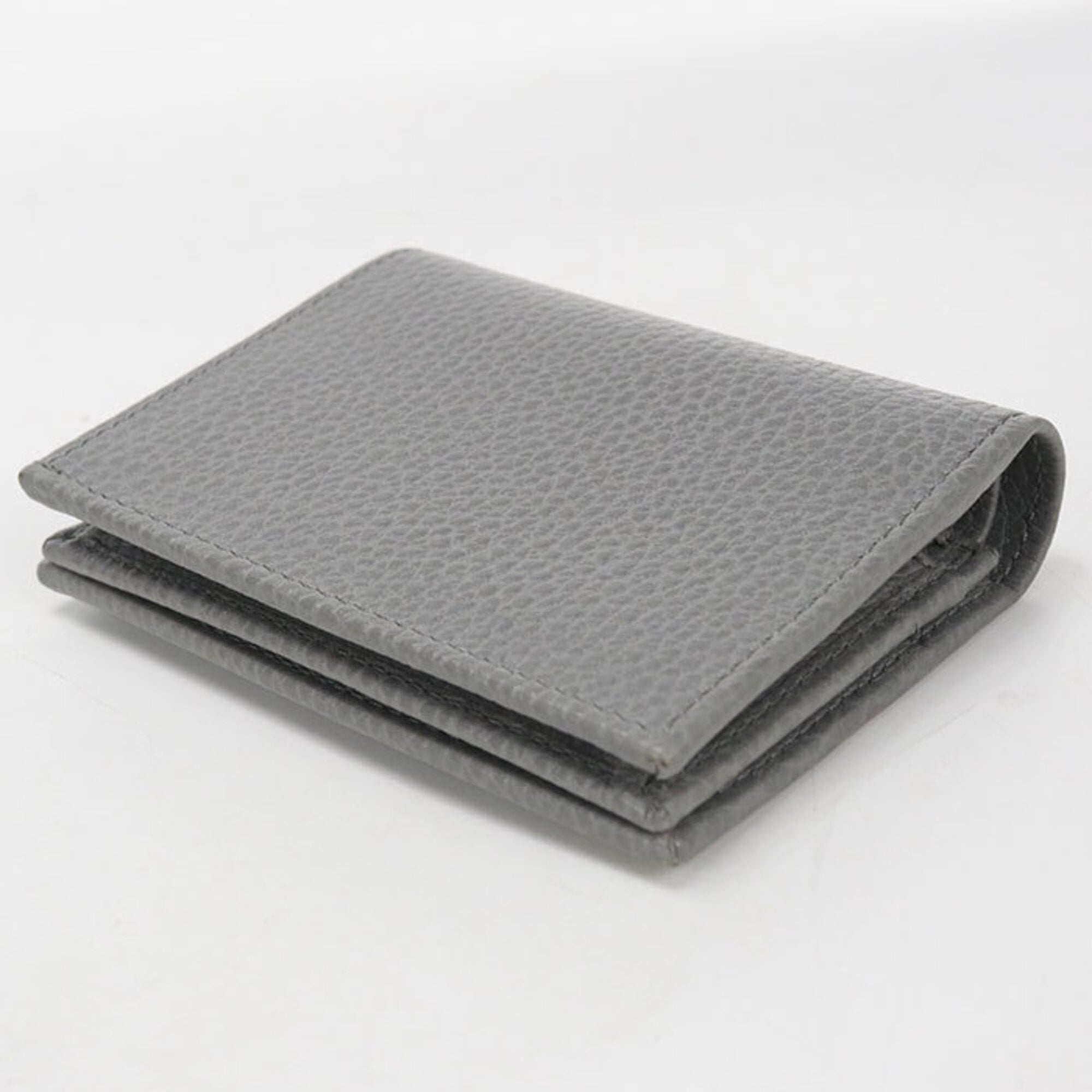 Gucci Gray Leather Wallet (Bi-Fold) (Pre-Owned)