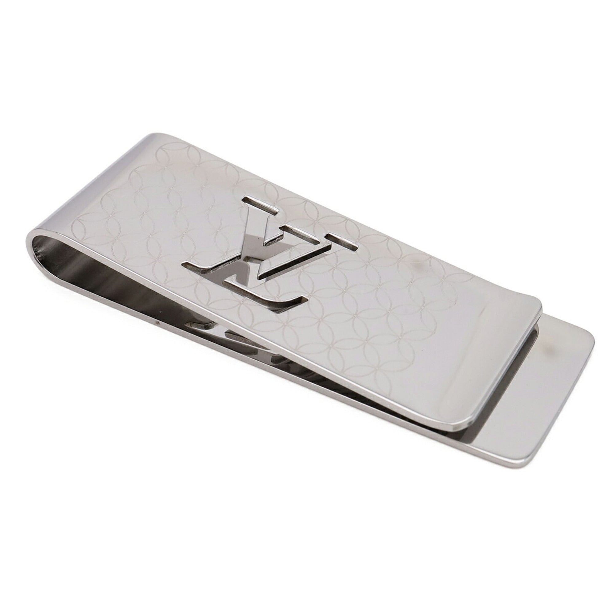 Louis Vuitton Silver Stainless Steel Money Clip (Pre-Owned)