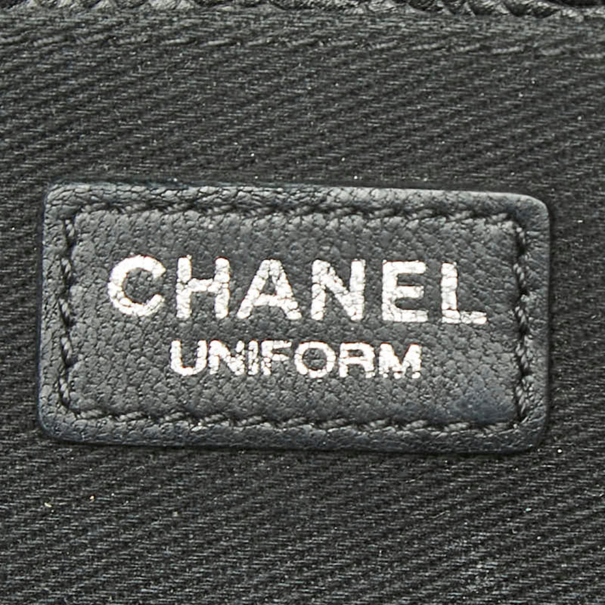 Chanel Black Leather Pouch (Pre-Owned)