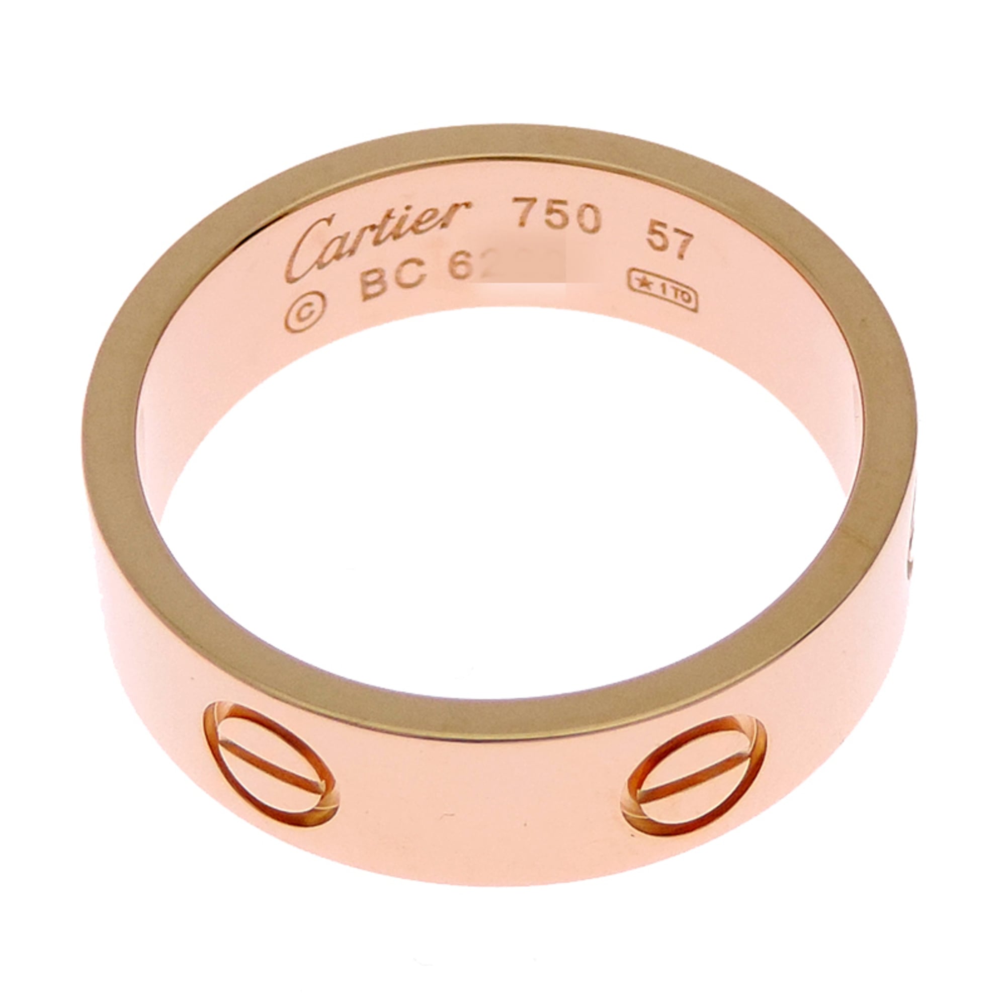 Cartier Pink Gold (18K) Band Ring (Pre-Owned)