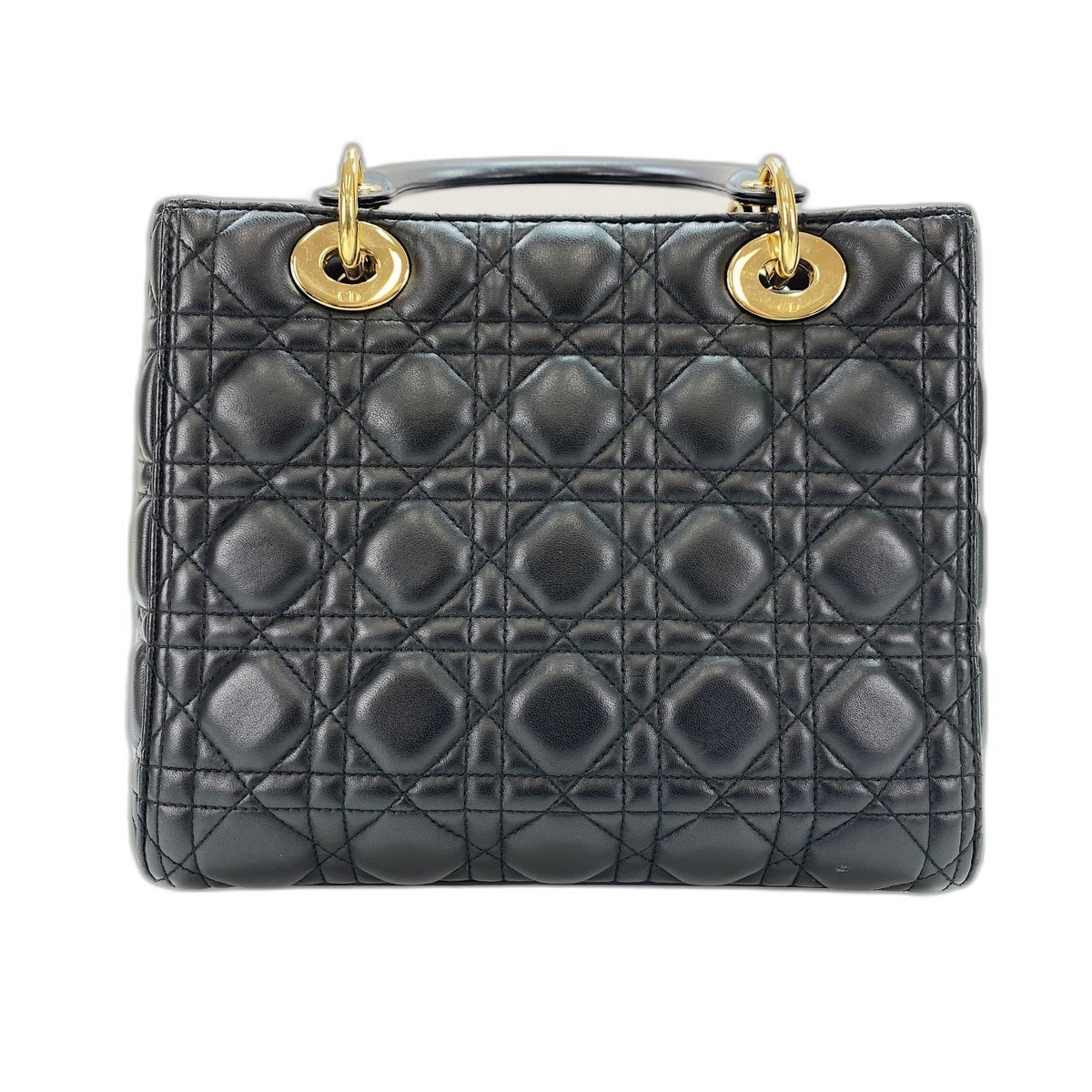 Christian Dior Black Leather Handbag (Pre-Owned)