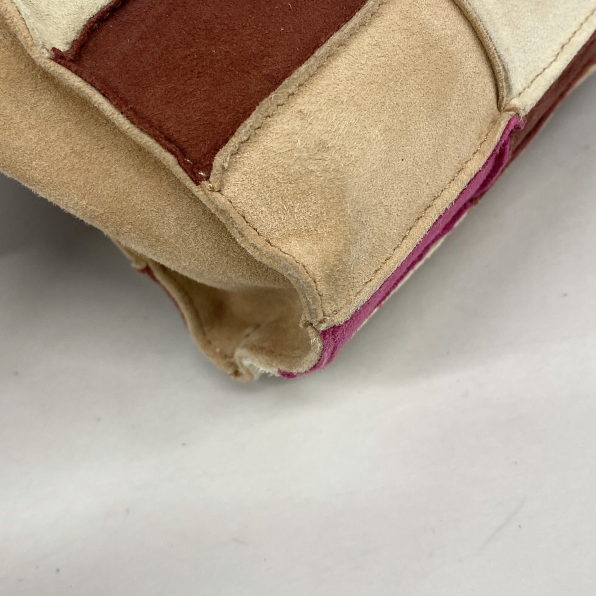 Chanel Multi-Color Suede Shoulder Bag (Pre-Owned)