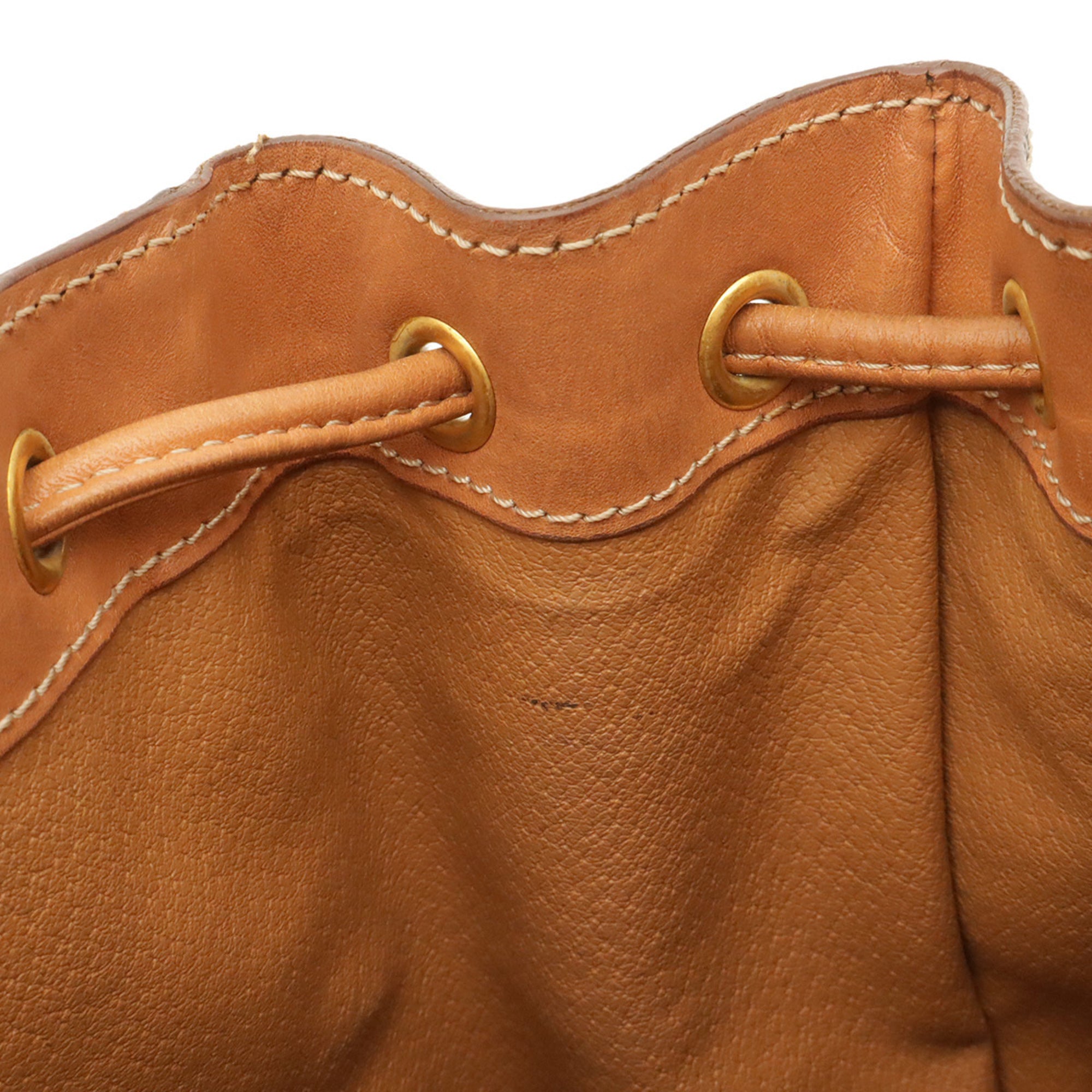 Celine Macadam Beige Dark Brown Pvc Leather Backpack (Pre-Owned)