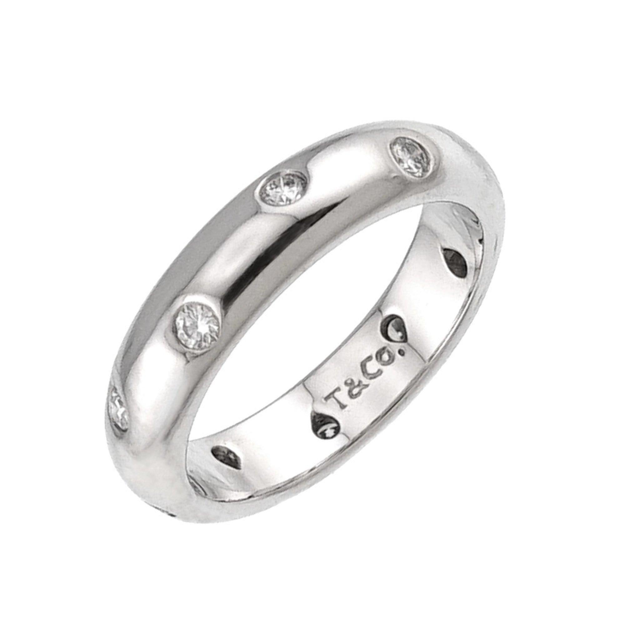 Tiffany Platinum 950 Band Ring (Pre-Owned)