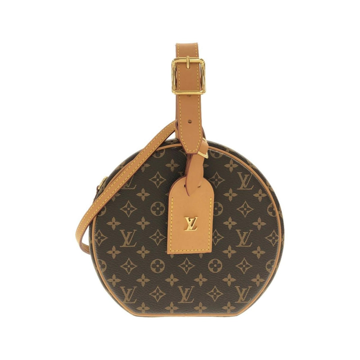 Louis Vuitton Marron Coated Canvas Handbag (Pre-Owned)