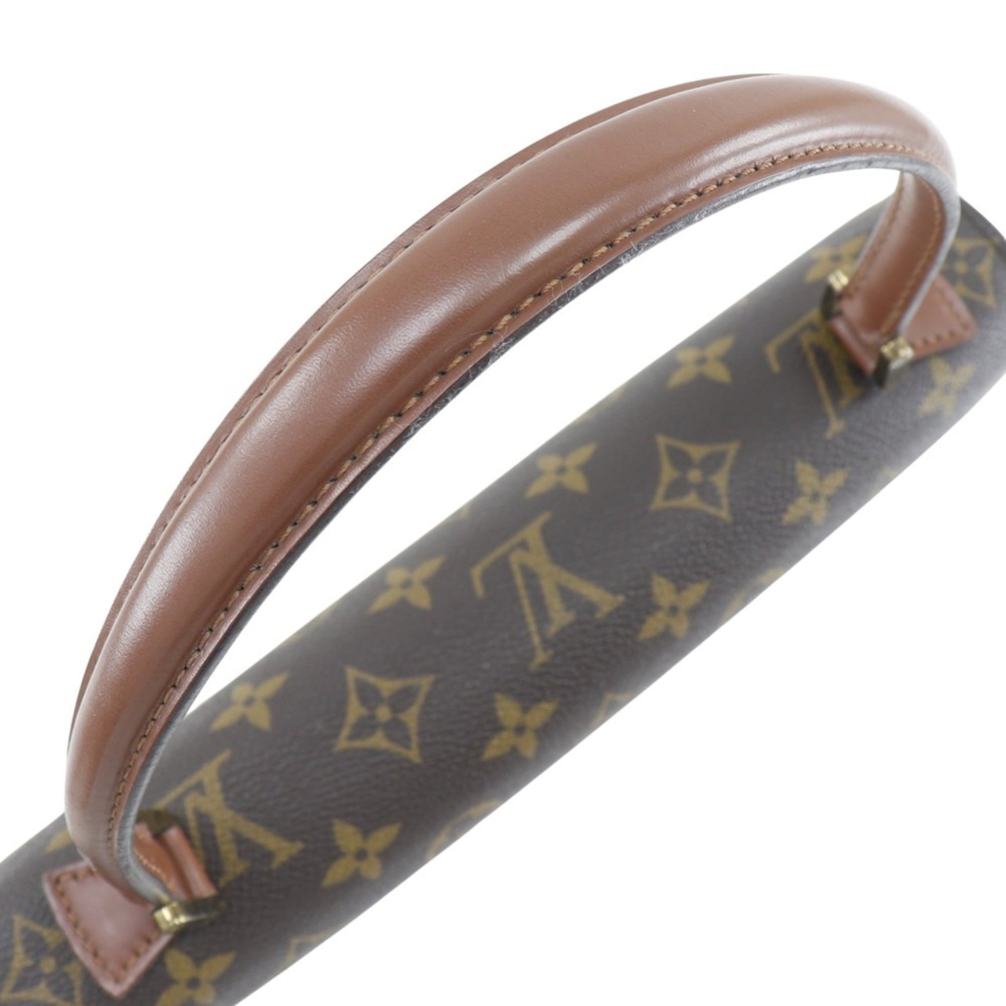 Louis Vuitton Brown Monogram Canvas Handbag (Pre-Owned)