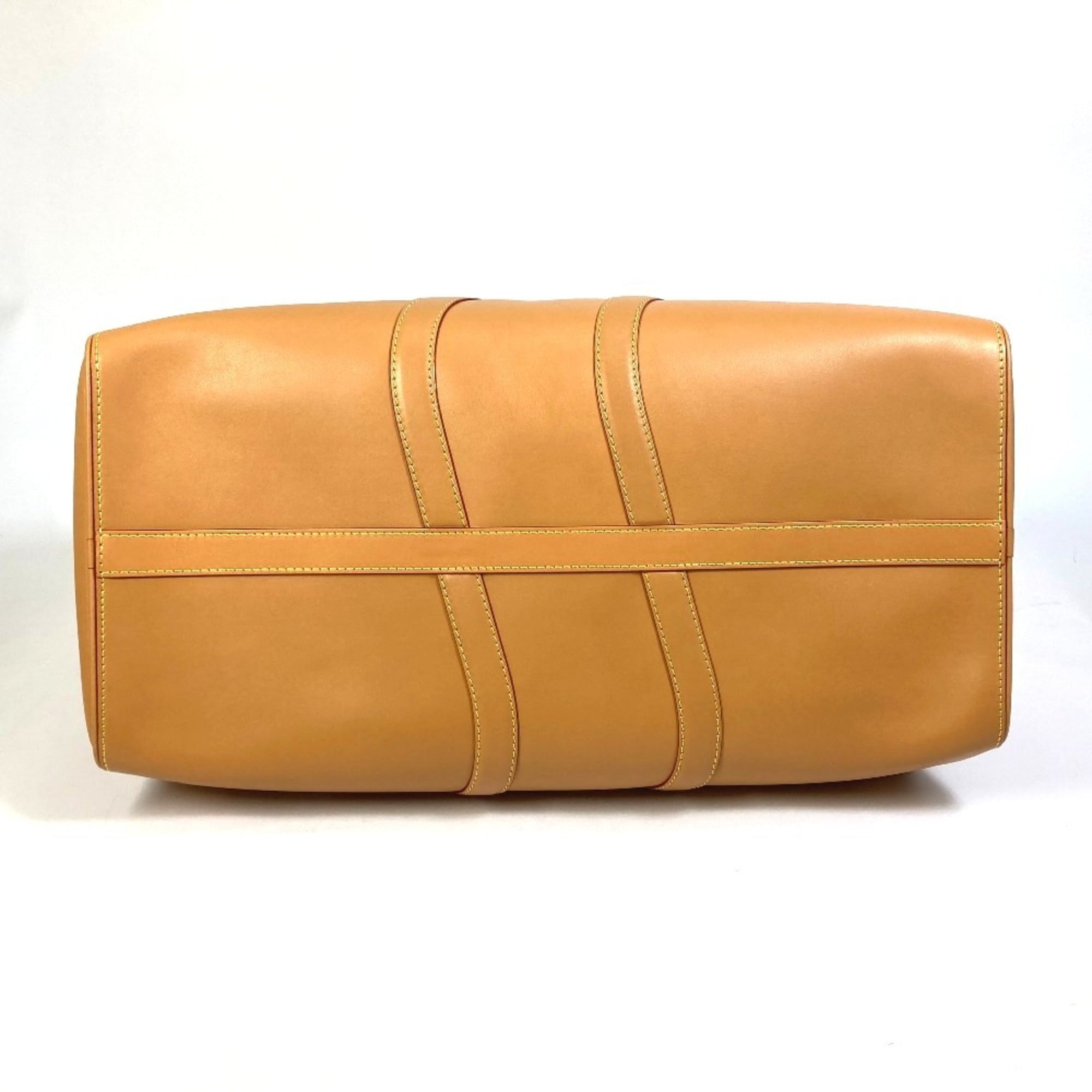 Louis Vuitton Beige Leather Boston Bag (Pre-Owned)
