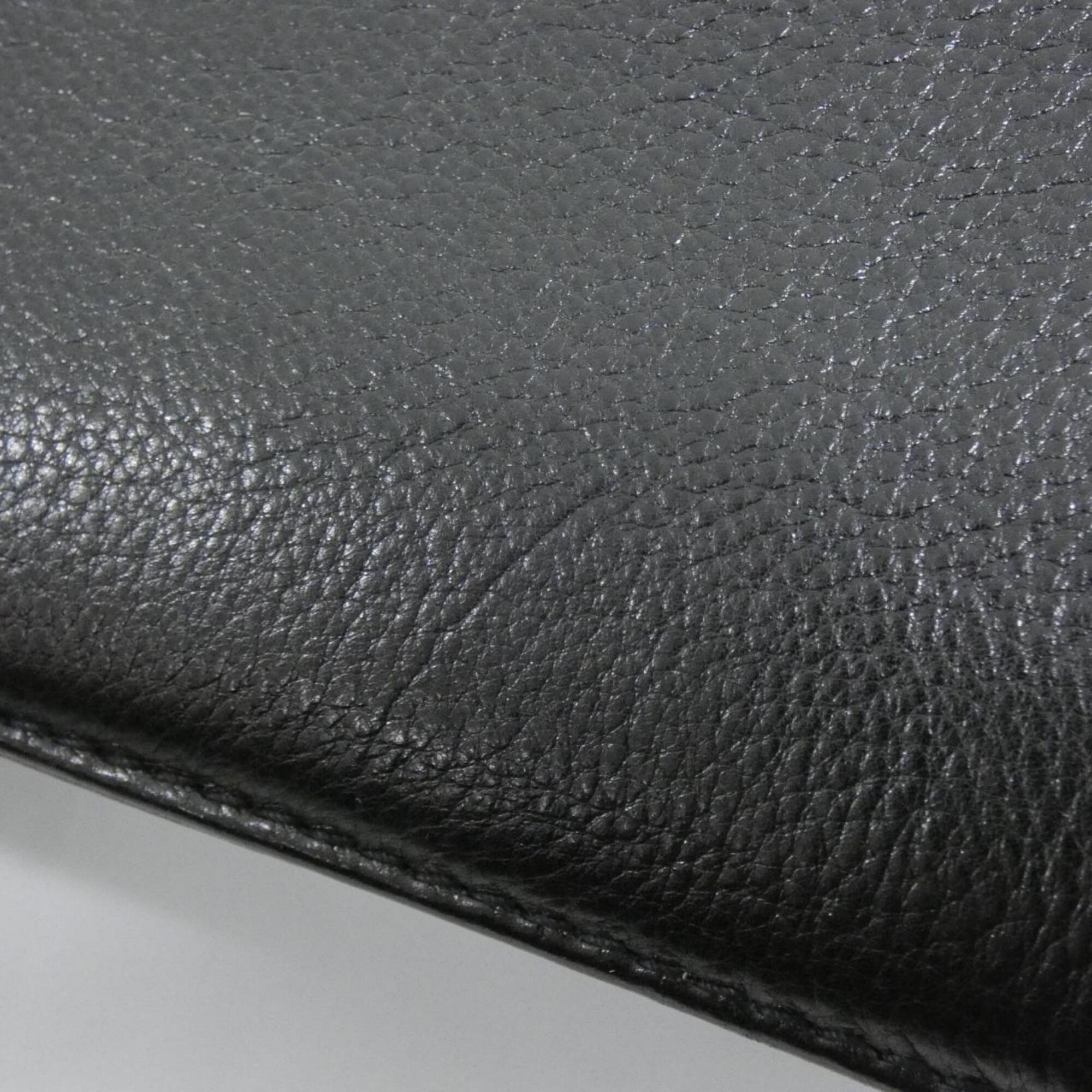 Chanel Black Leather Handbag (Pre-Owned)