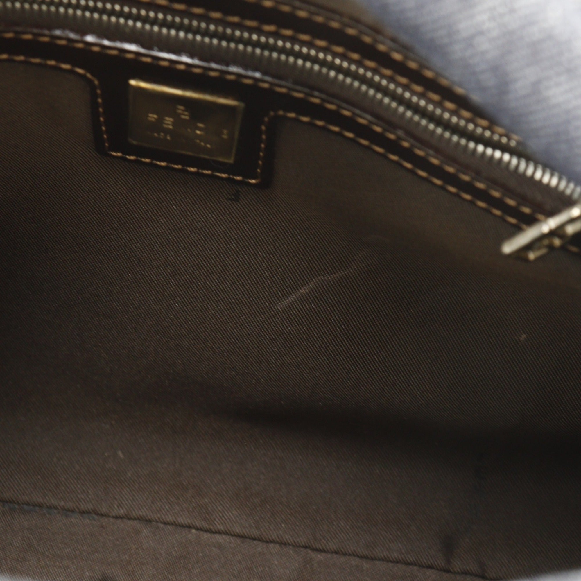 Fendi Navy Denim Shoulder Bag (Pre-Owned)