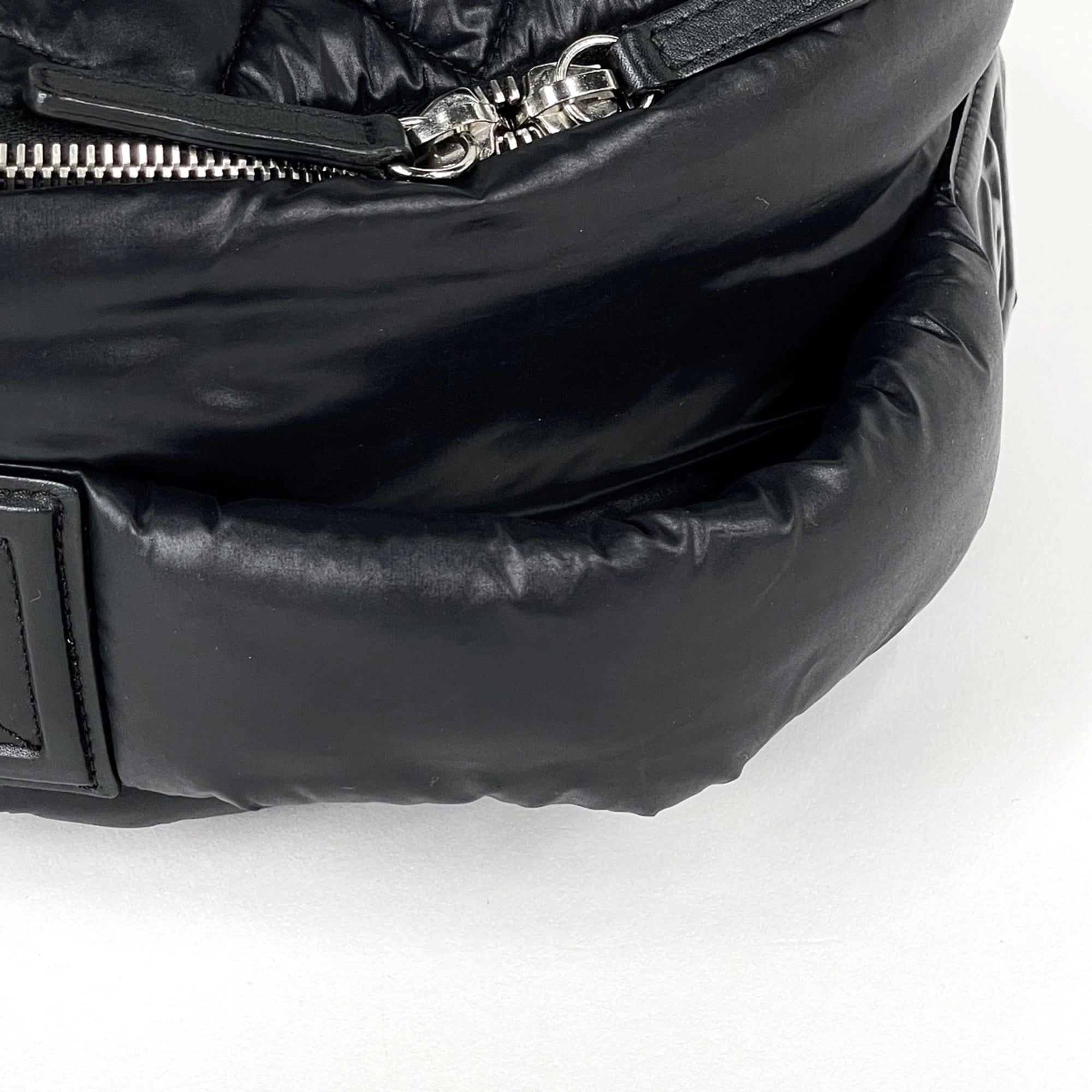 Chanel Coco Cocoon Black Nylon Leather Backpack (Pre-Owned)