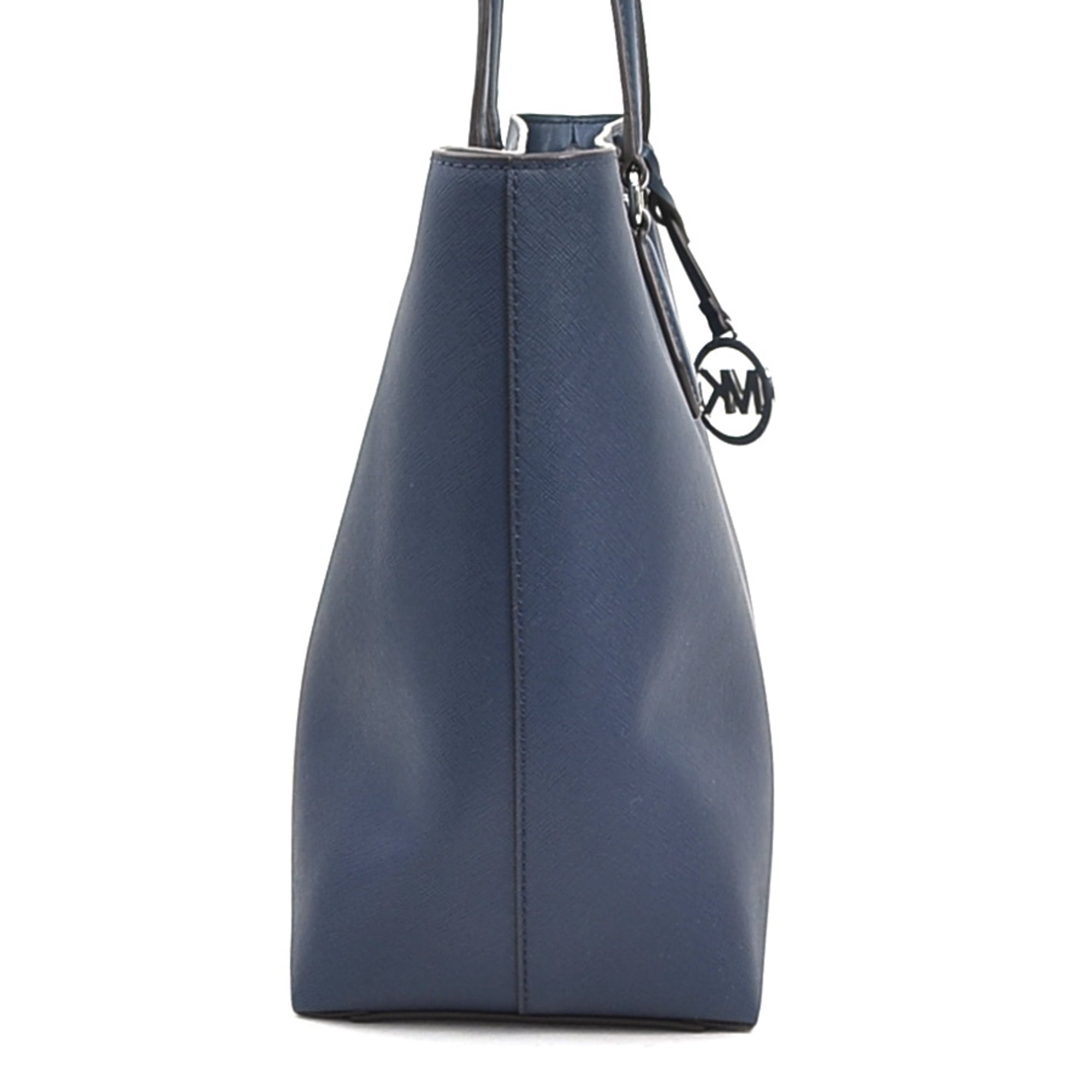Michael Kors Navy Leather Shoulder Bag (Pre-Owned)