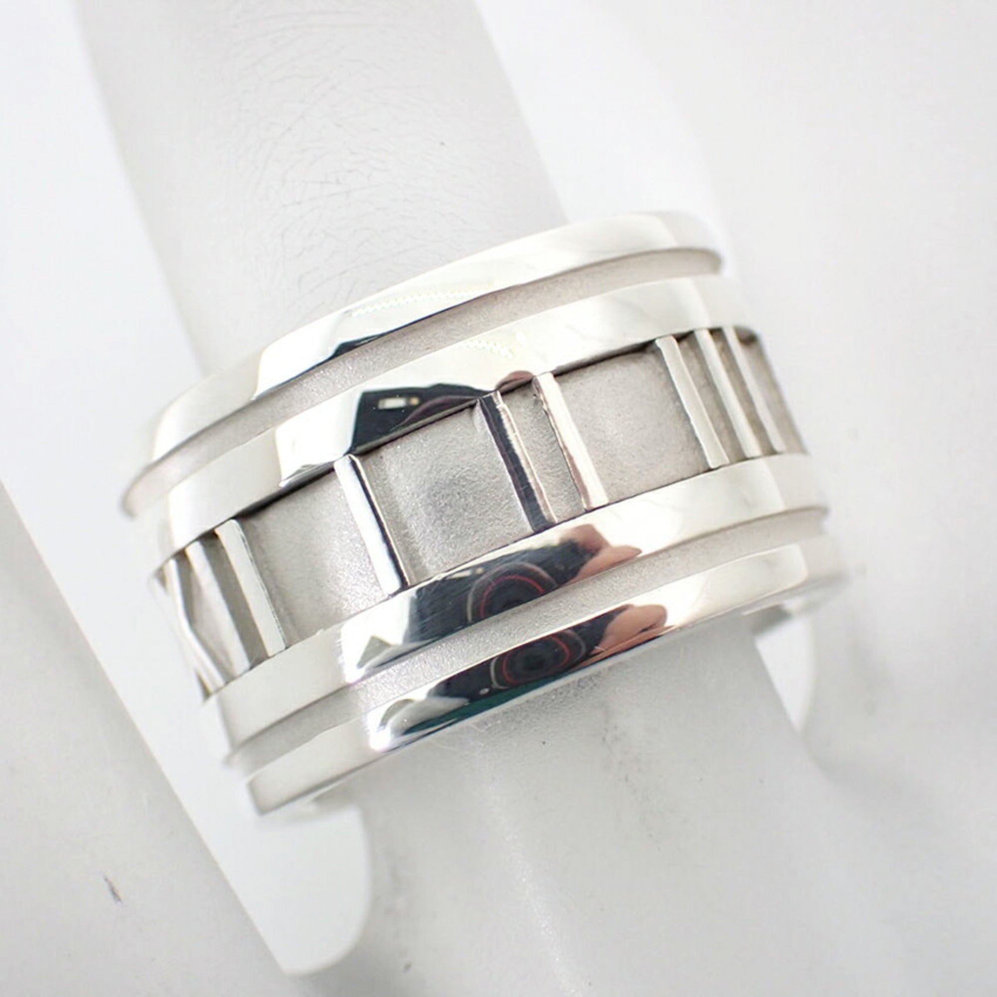 Tiffany Silver Sterling Silver 925 Band Ring (Pre-Owned)