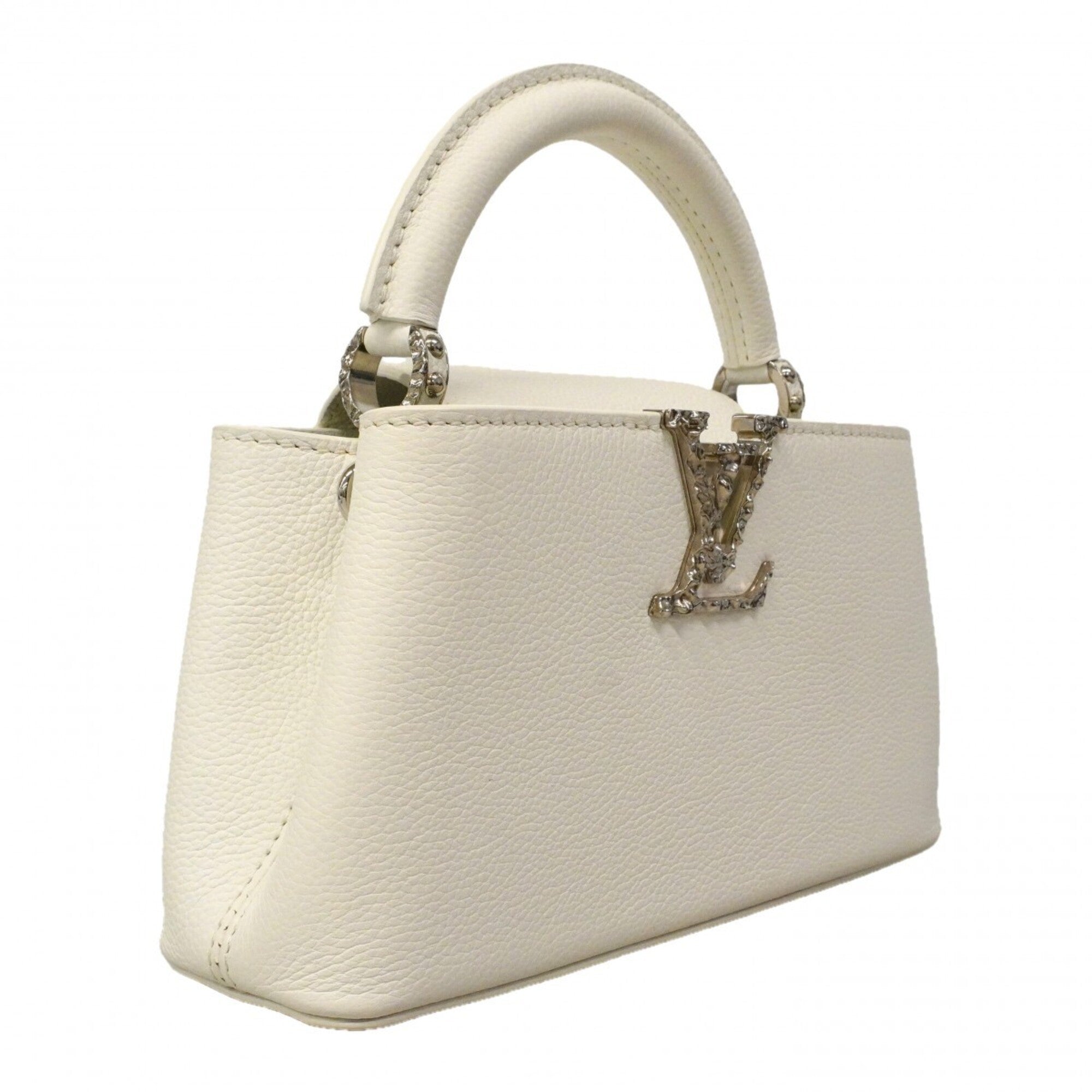 Louis Vuitton White Handbag (Pre-Owned)