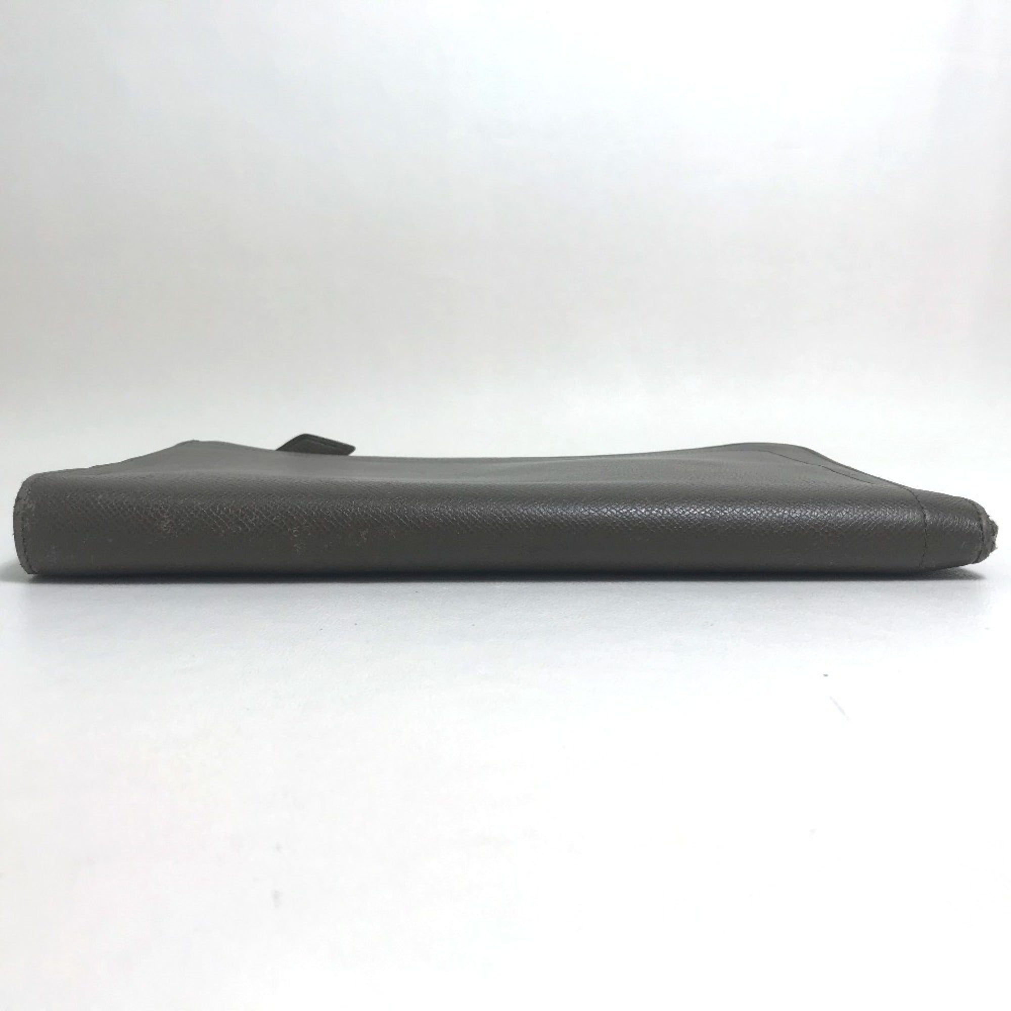 Hermes Kara Etoupe Gray Gray Epsom Leather Clutch Bag (Pre-Owned)