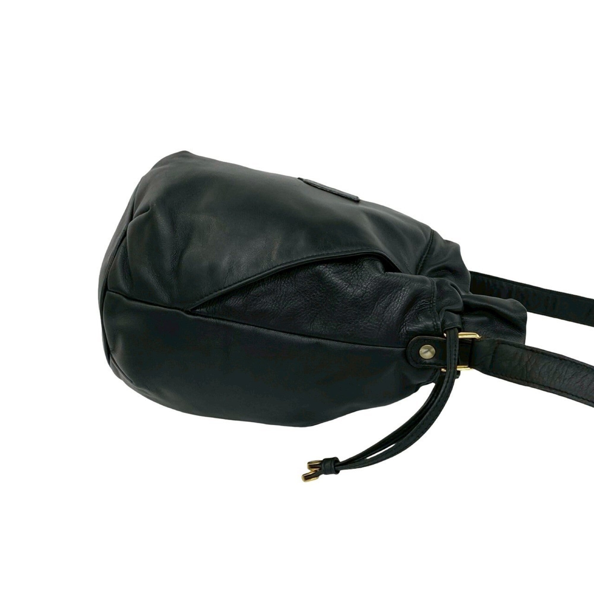 Celine Black Leather Shoulder Bag Tote Bag (Pre-Owned)