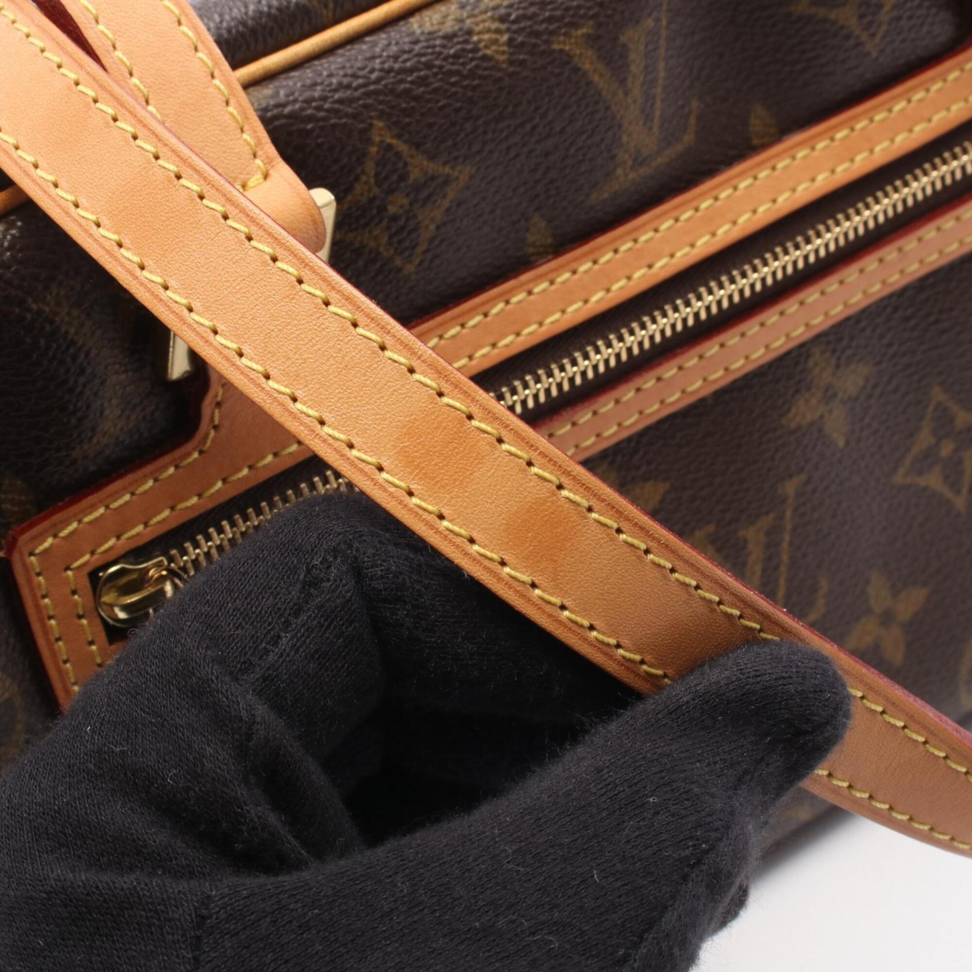 Louis Vuitton Brown Monogram Monogram Leather Handbag Shoulder Bag (Pre-Owned)