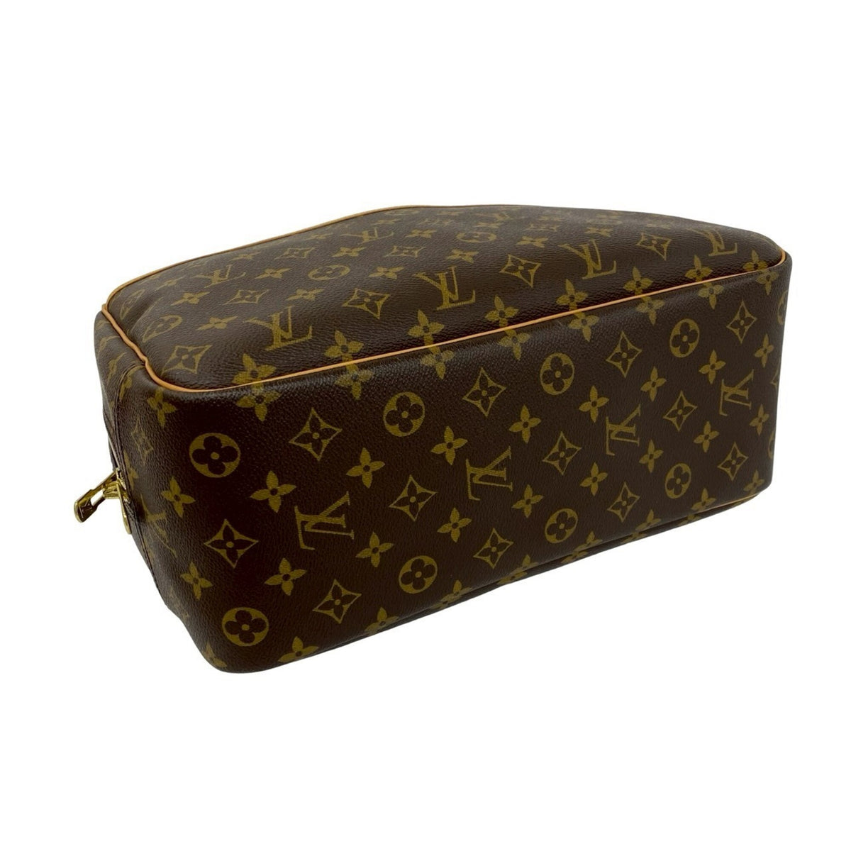 Louis Vuitton Brown Leather Pvc Boston Bag Handbag (Pre-Owned)