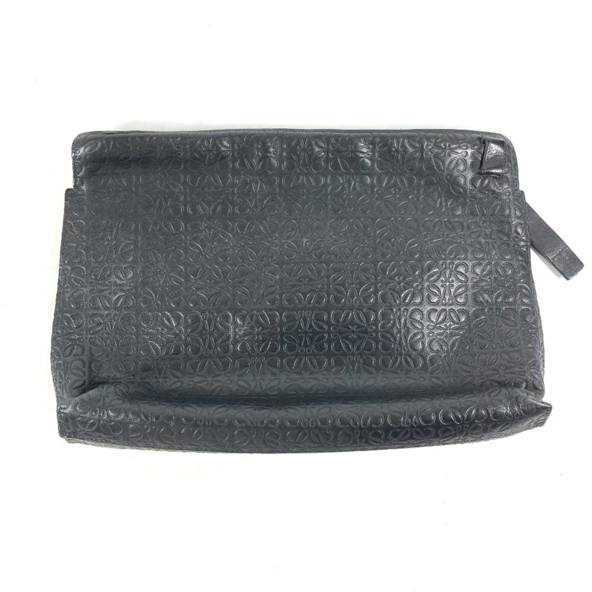 Loewe Black Leather Clutch Bag (Pre-Owned)
