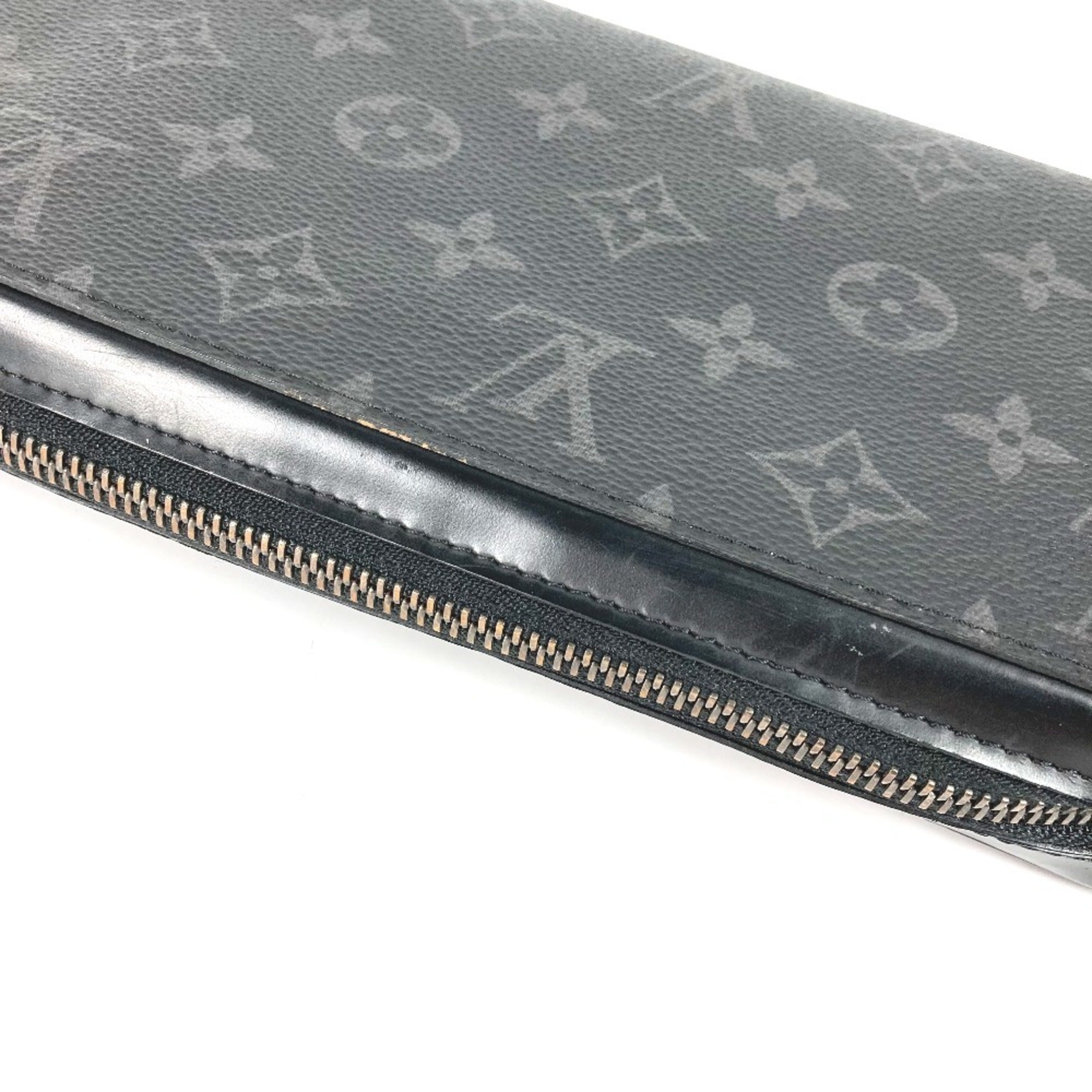 Louis Vuitton Monogram Eclipse Black Monogram Eclipse Monogram Eclipse Long Bill Wallet (Bi-Fold) (Pre-Owned)