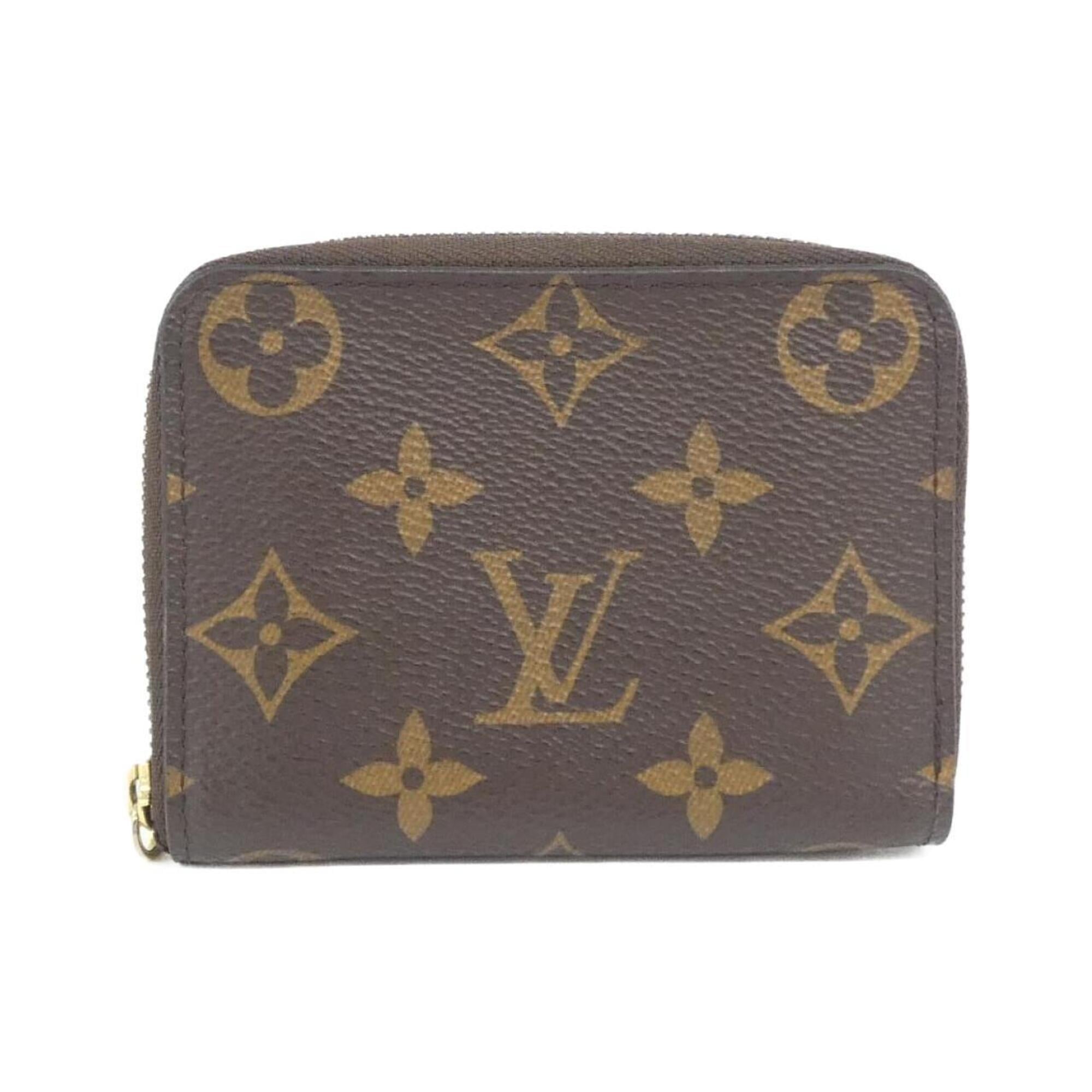 Louis Vuitton Marron Coated Canvas Coin Purse/Coin Case (Pre-Owned)