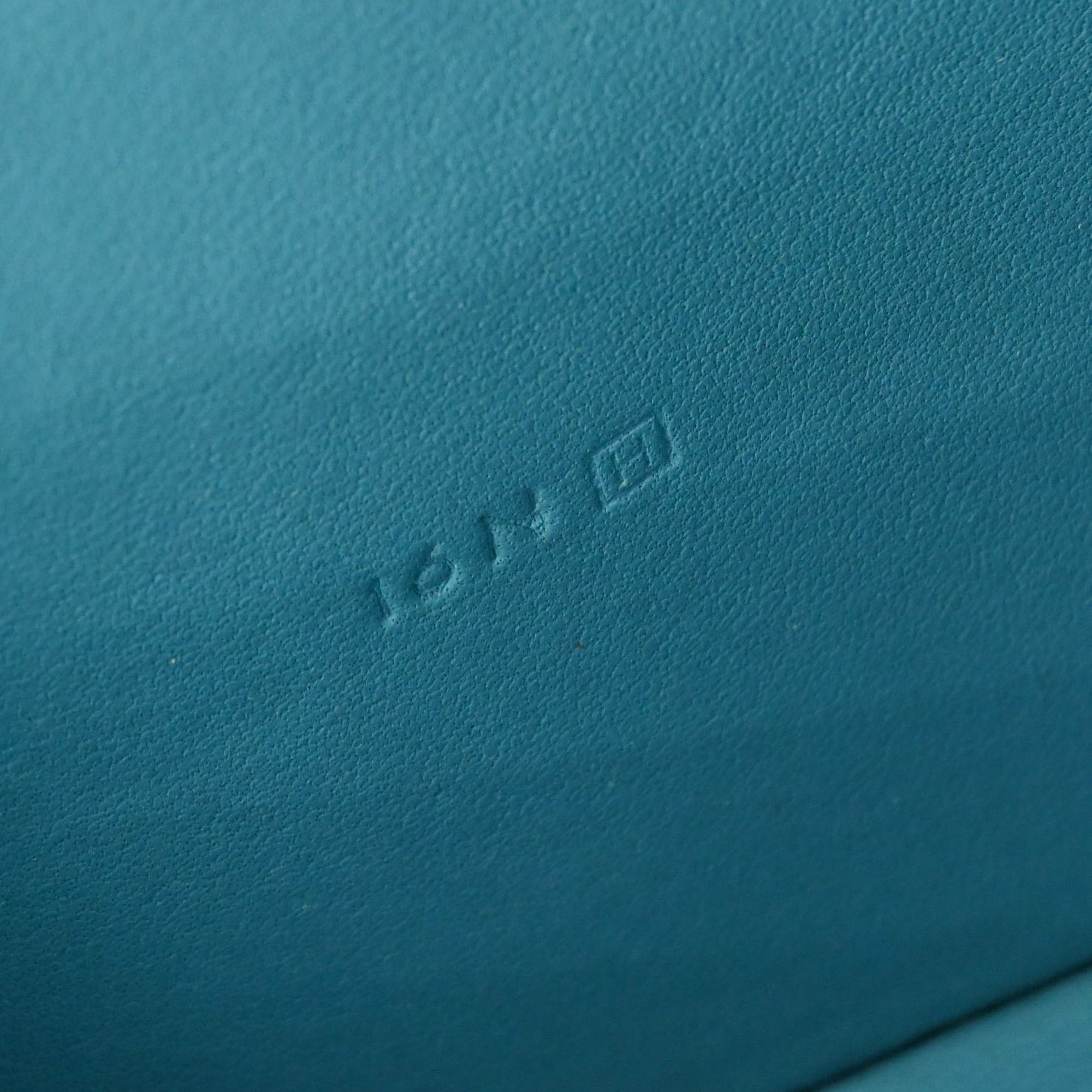 Hermes Dogon Duo Blue Jean Togo Leather Wallet (Bi-Fold) (Pre-Owned)