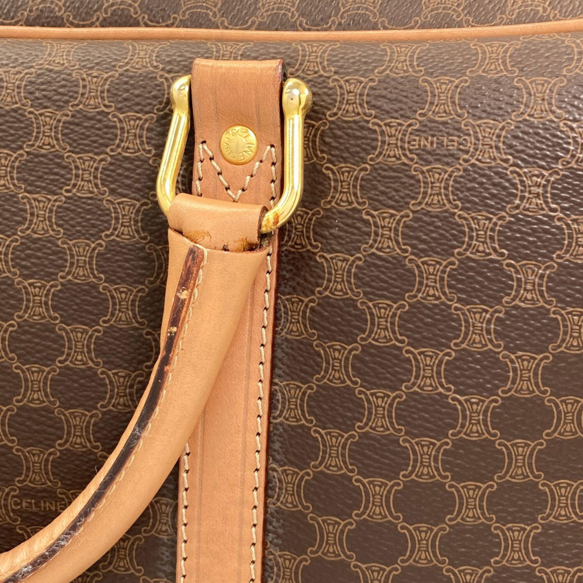 Celine Brown Leather Briefcase (Pre-Owned)