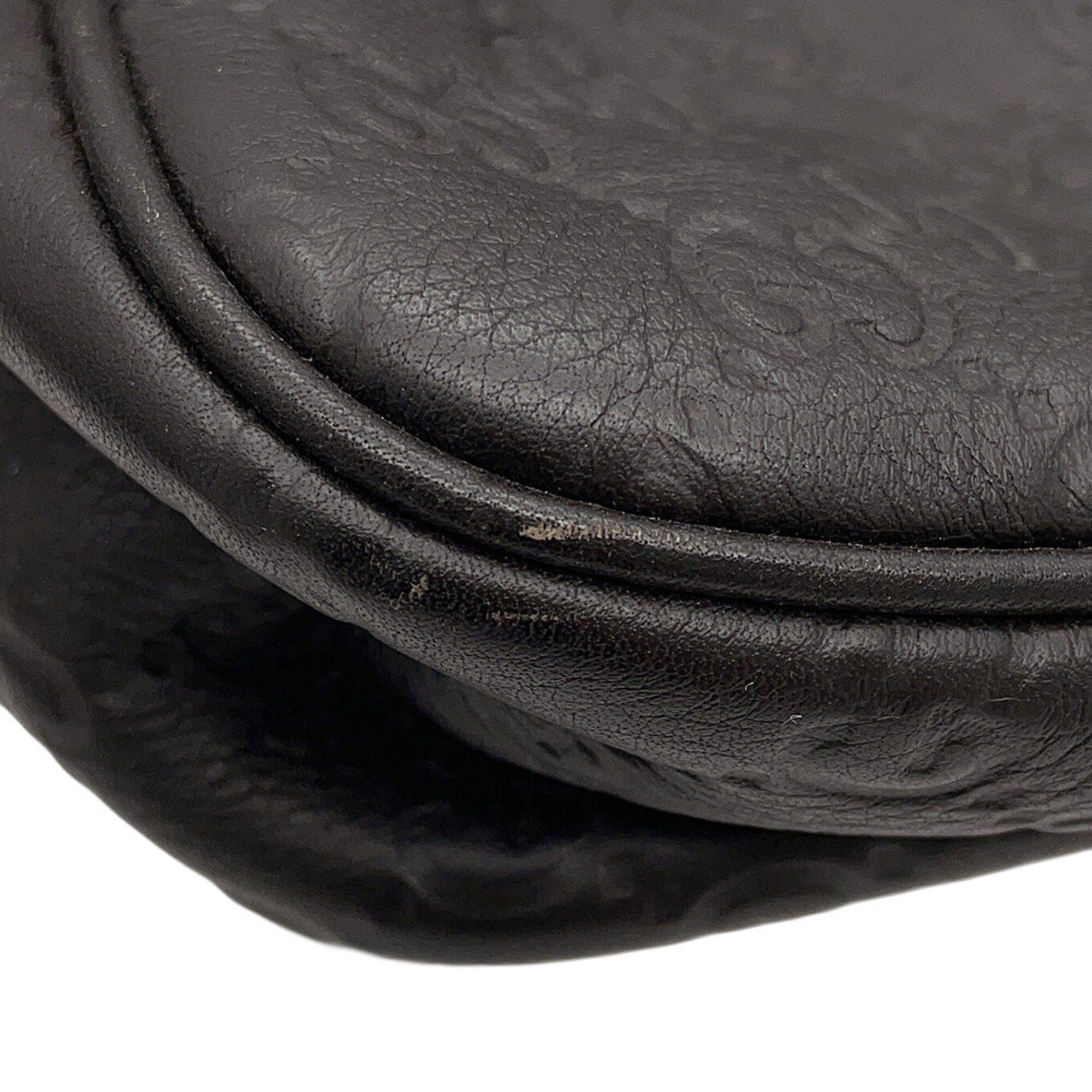 Gucci Dark Brown Leather Shoulder Bag (Pre-Owned)