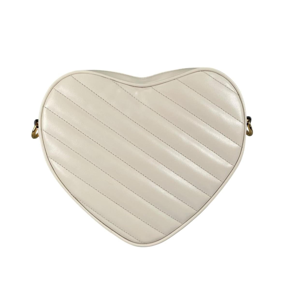Gucci White Leather Shoulder Bag (Pre-Owned)