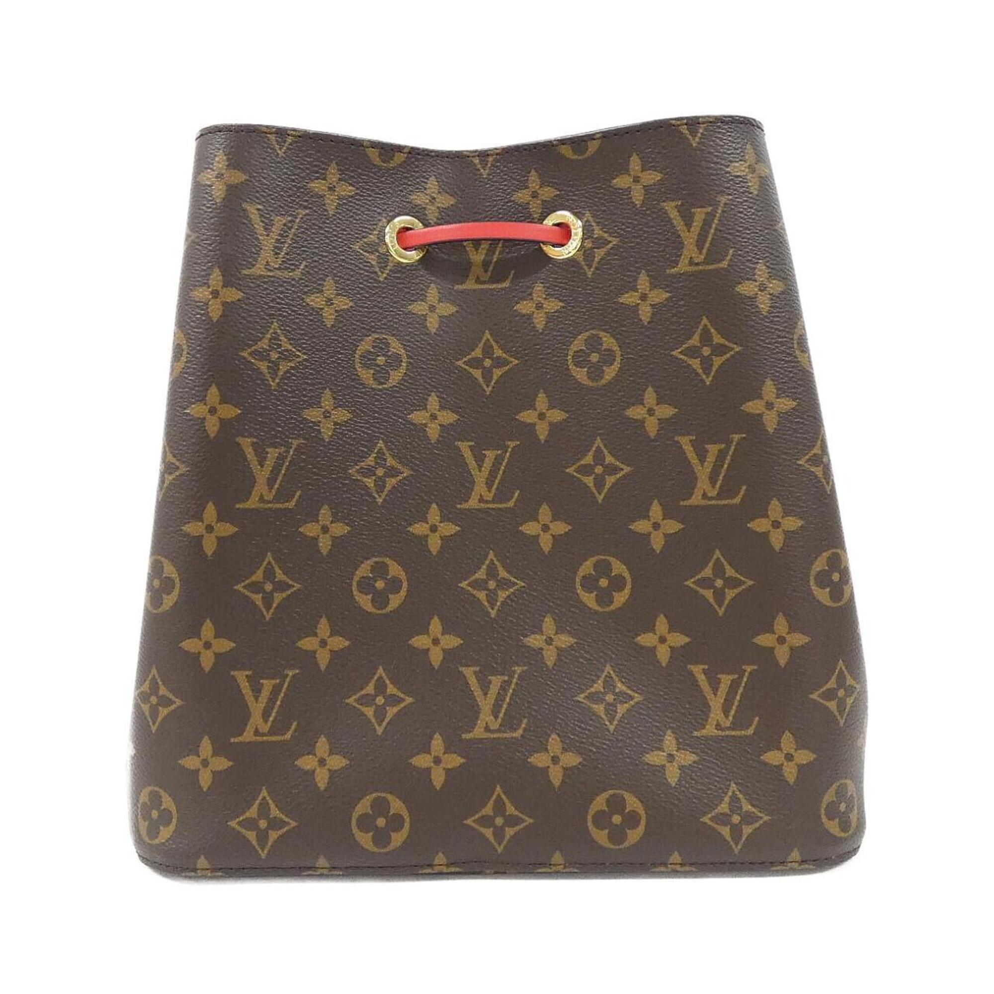 Louis Vuitton Monogram Coquelicots Marron Coated Canvas Shoulder Bag (Pre-Owned)