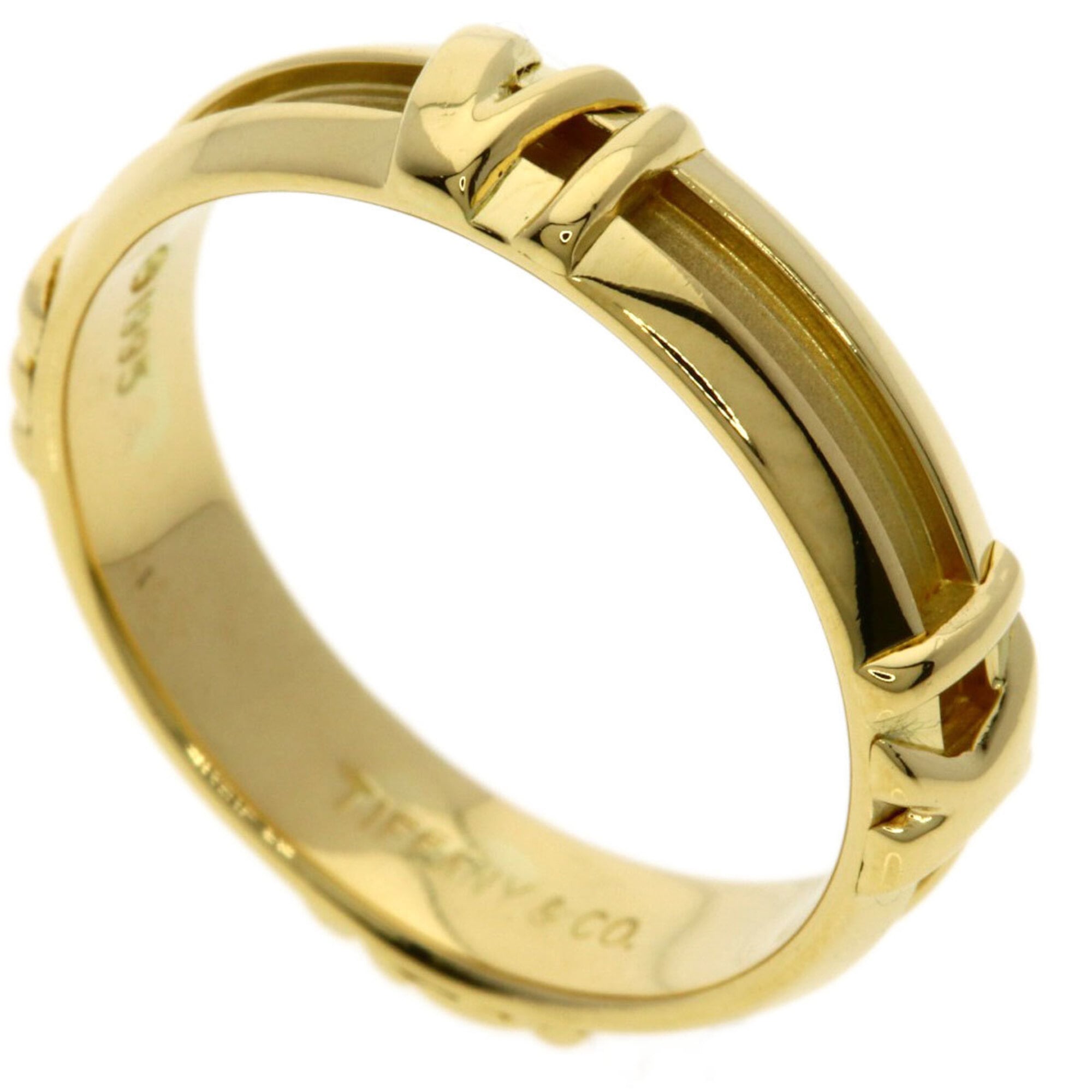Tiffany Atlas Yellow Gold (18K) Band Ring (Pre-Owned)