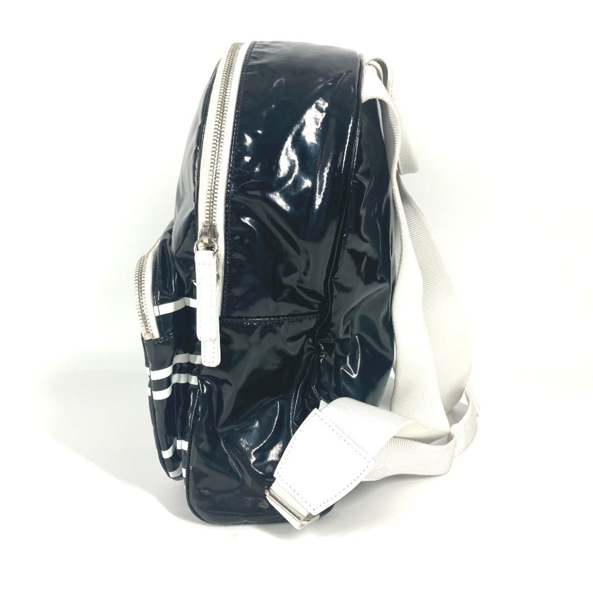 Chanel Black White Pvc Backpack (Pre-Owned)