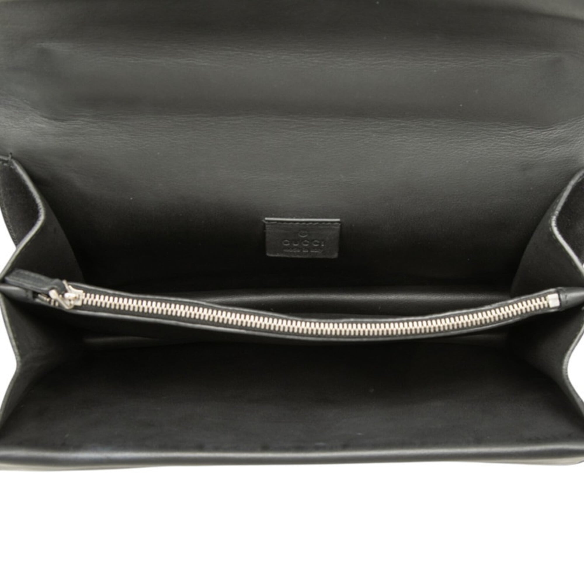 Gucci Black Suede Leather Shoulder Bag (Pre-Owned)