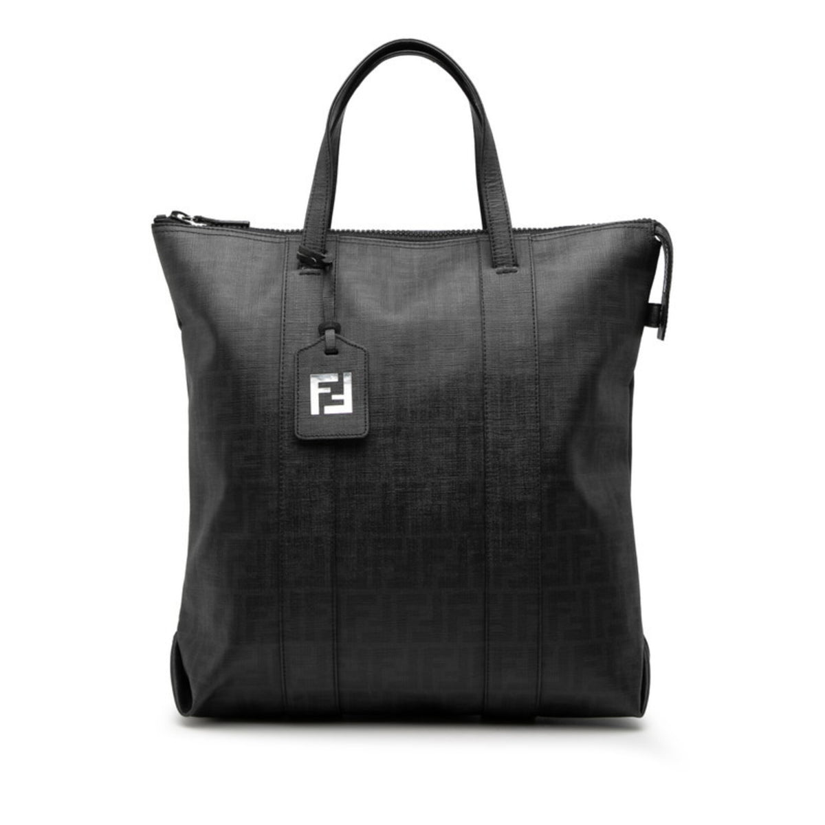 Fendi Black Pvc Tote Bag (Pre-Owned)