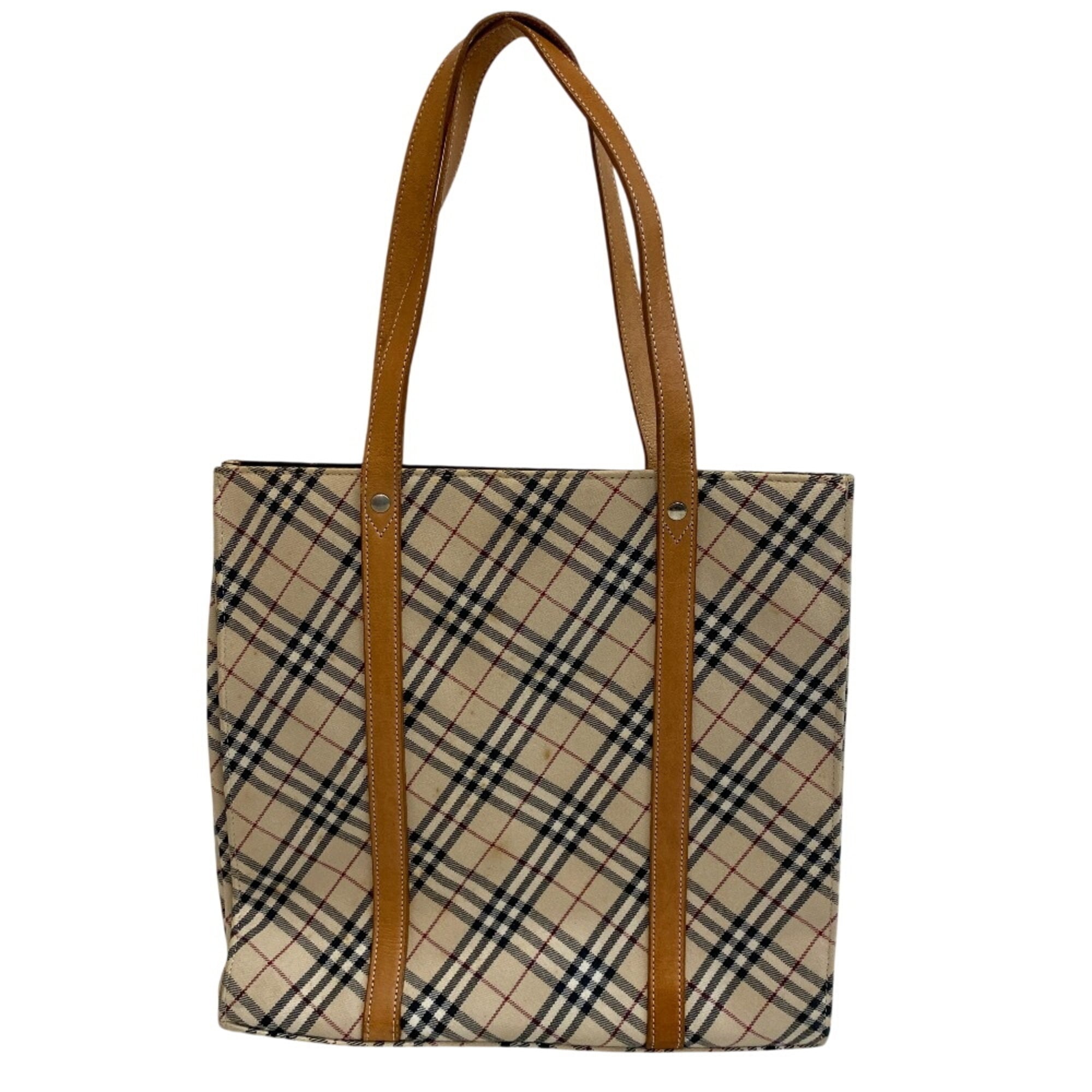 Burberry Beige Canvas Tote Bag (Pre-Owned)