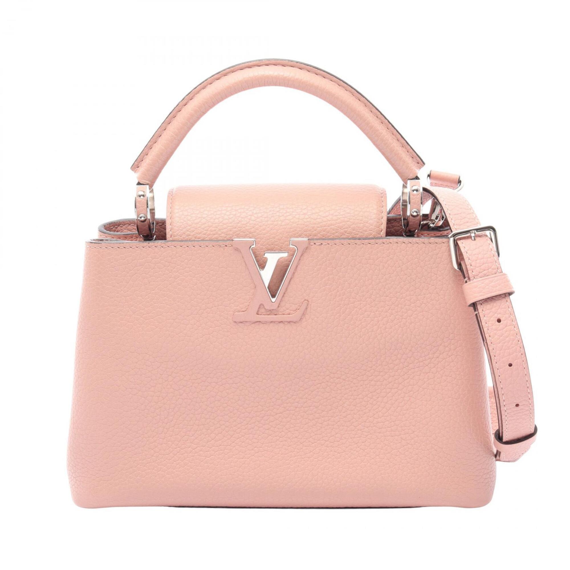 Louis Vuitton Magnolia Pink Leather Handbag (Pre-Owned)
