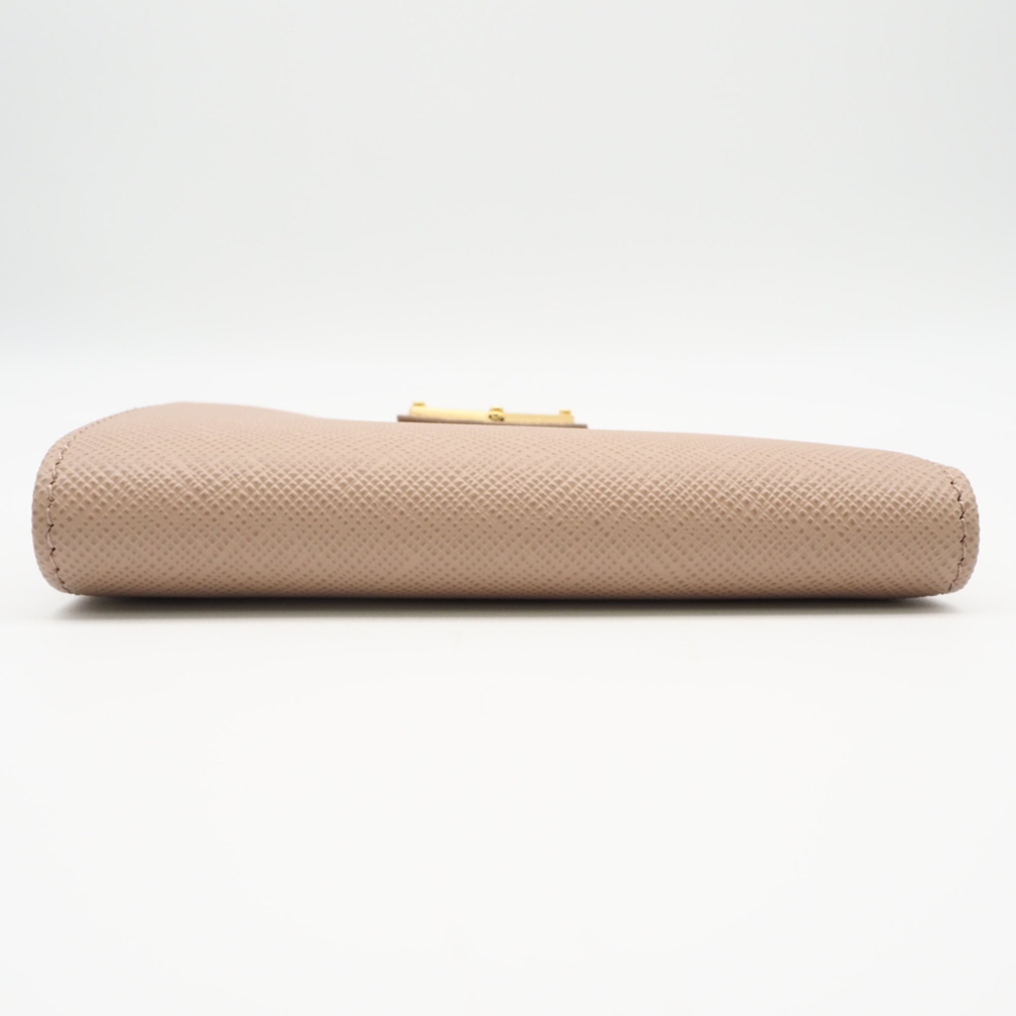 Prada Saffiano Beige Saffiano Wallet (Bi-Fold) (Pre-Owned)