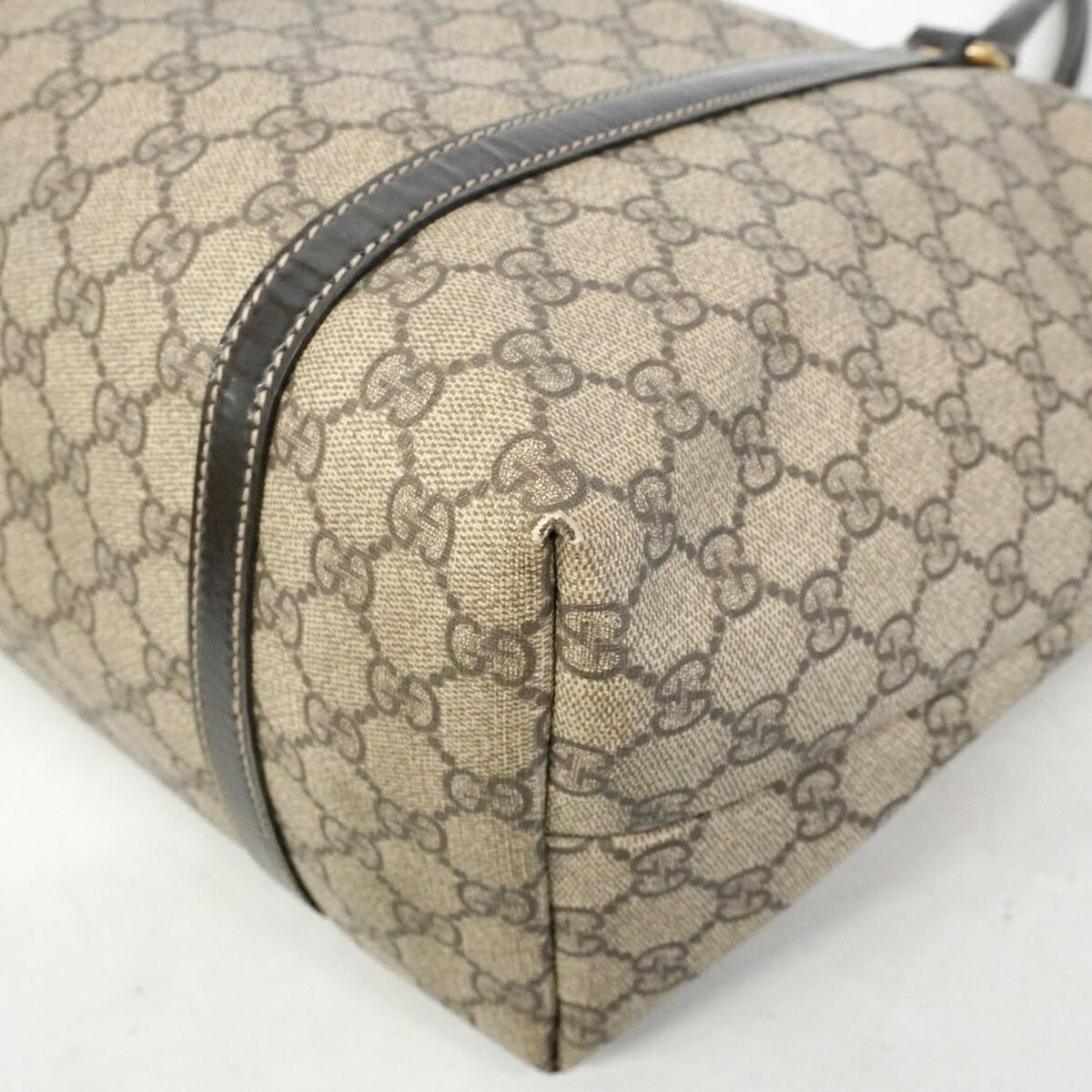 Gucci Brown Pvc Tote Bag (Pre-Owned)