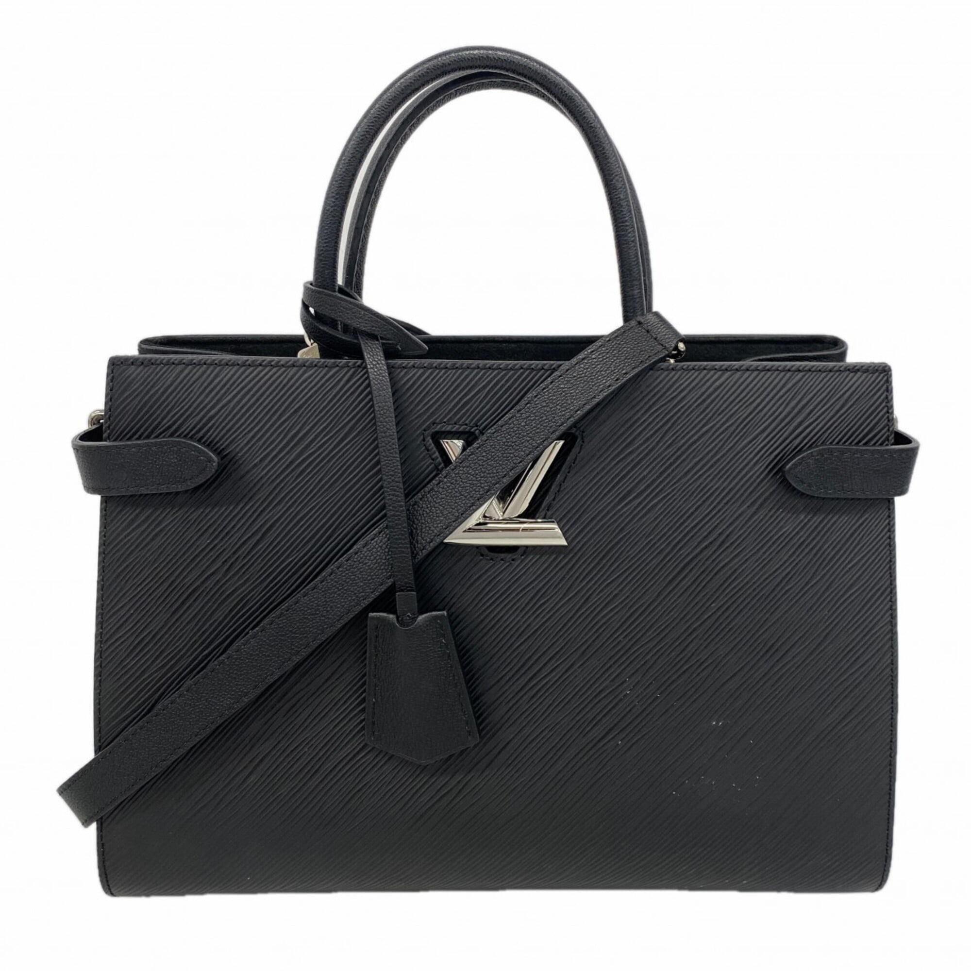 Louis Vuitton Noir Handbag (Pre-Owned)