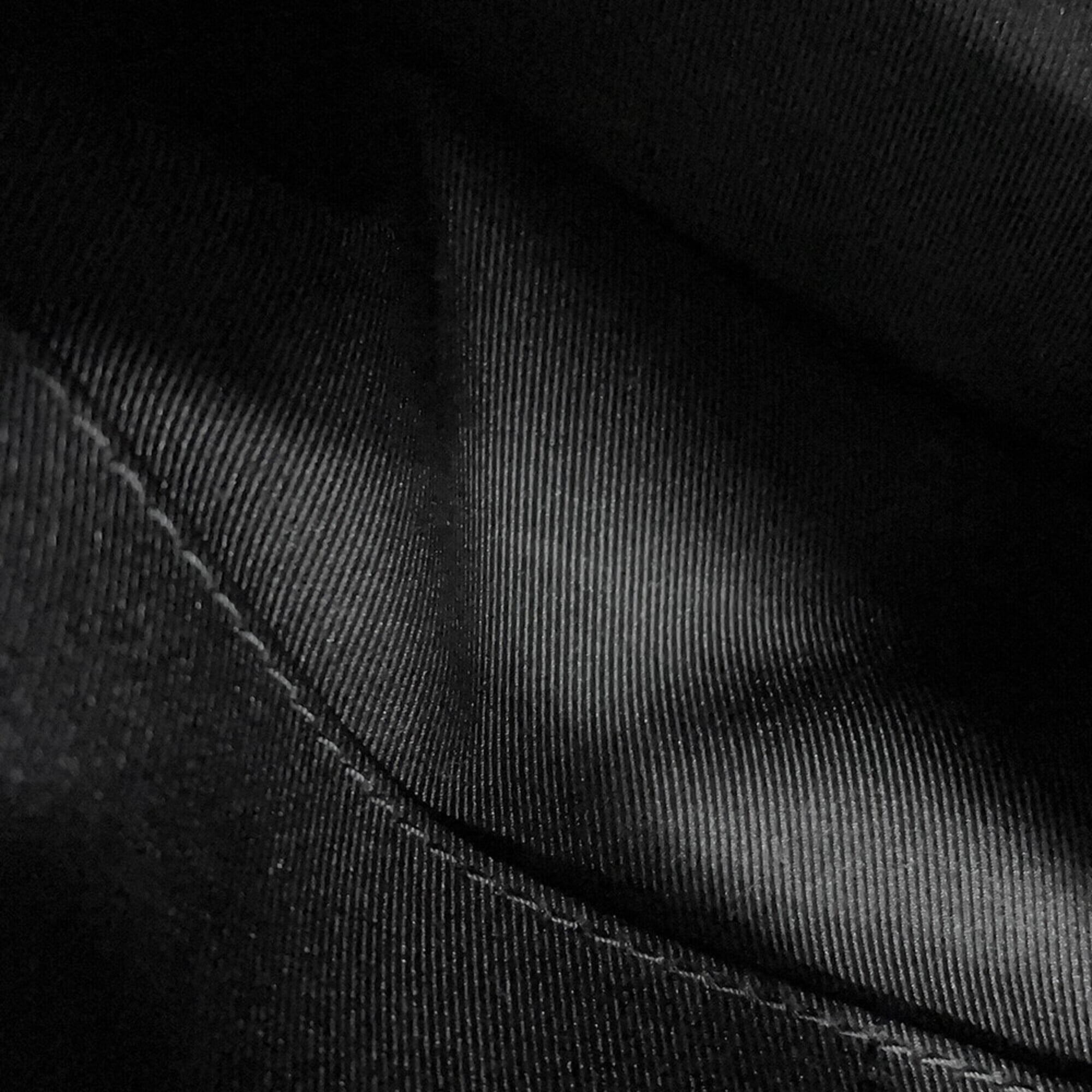 Louis Vuitton Black Monogram Noir Nylon Backpack Handbag (Pre-Owned)